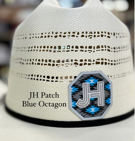 2023 Jobes Hats - patch/sticker - Blue Octagon - Jobes Hats, LLC