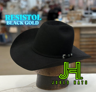 20X Resistol Black Gold (open crown) 4”1/4 Brim