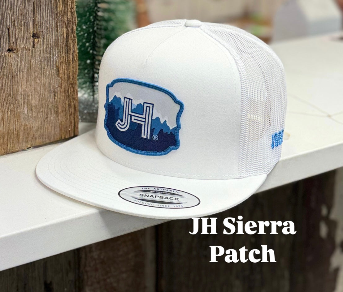 New 2024 JH cap- All White Sierra patch - Jobes Hats, LLC