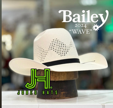 New 2024 Bailey “Wave” 4”1/4 brim (Comes open and flat) - Jobes Hats, LLC