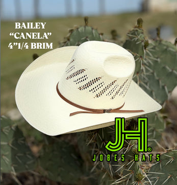 New 2025 Bailey “Canela” 4”1/4 brim (Comes open and flat)
