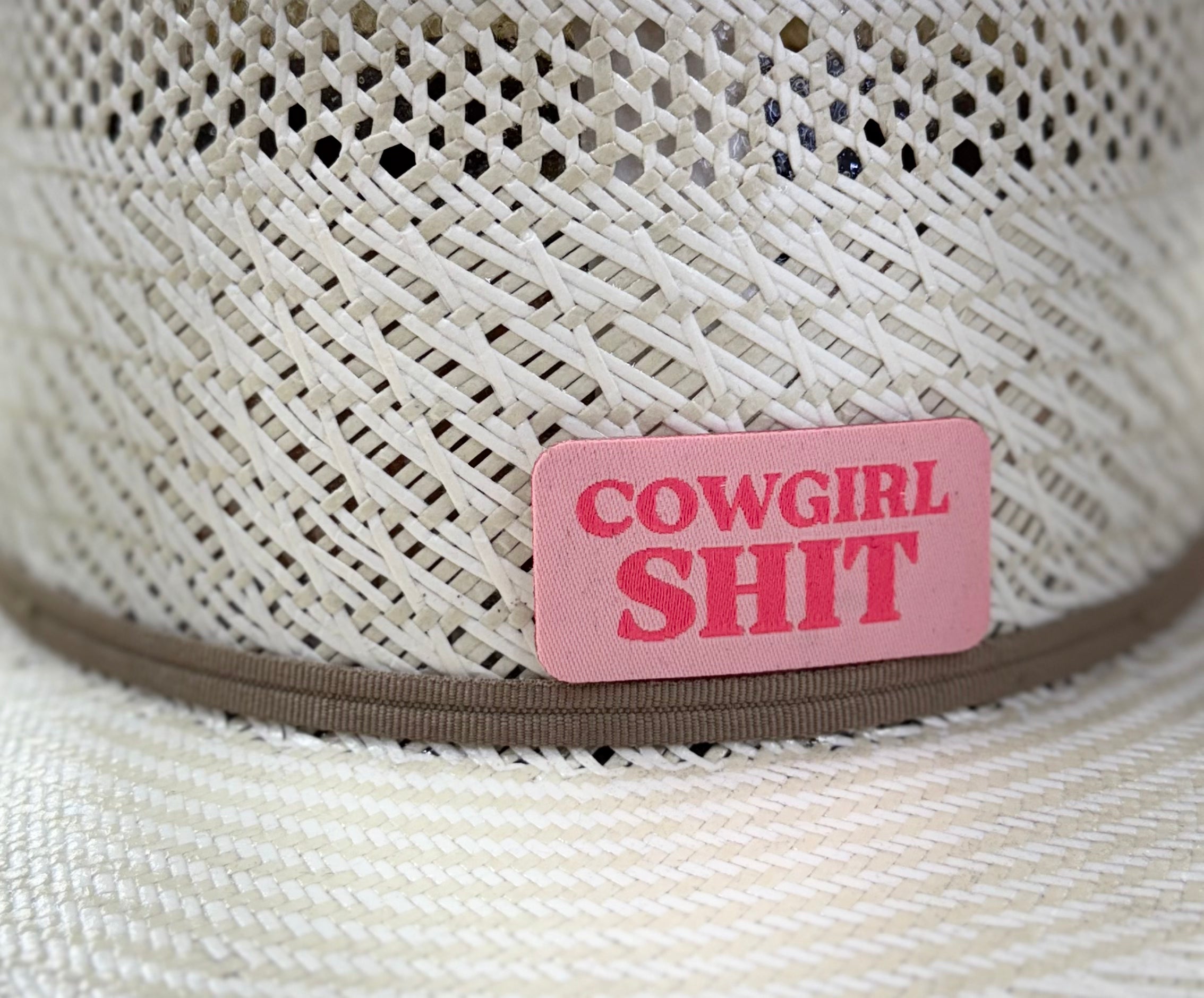 Hot pink cowgirl Sh*t (no outline) - Jobes Hats, LLC