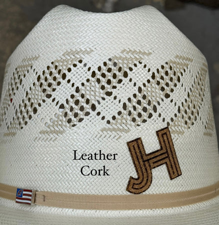 2023 Jobes Hats - patch/sticker - Leather Cork - Jobes Hats, LLC
