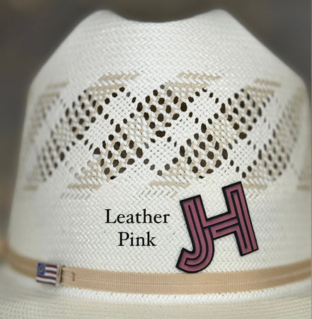 2023 Jobes Hats - patch/sticker - Leather Pink - Jobes Hats, LLC