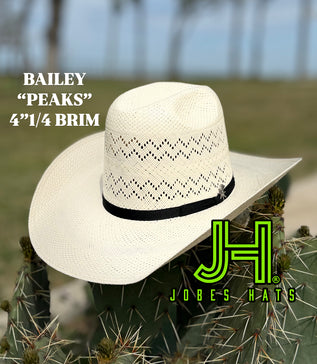 New 2025 Bailey “Peaks” 4”1/4 brim (Comes open and flat)
