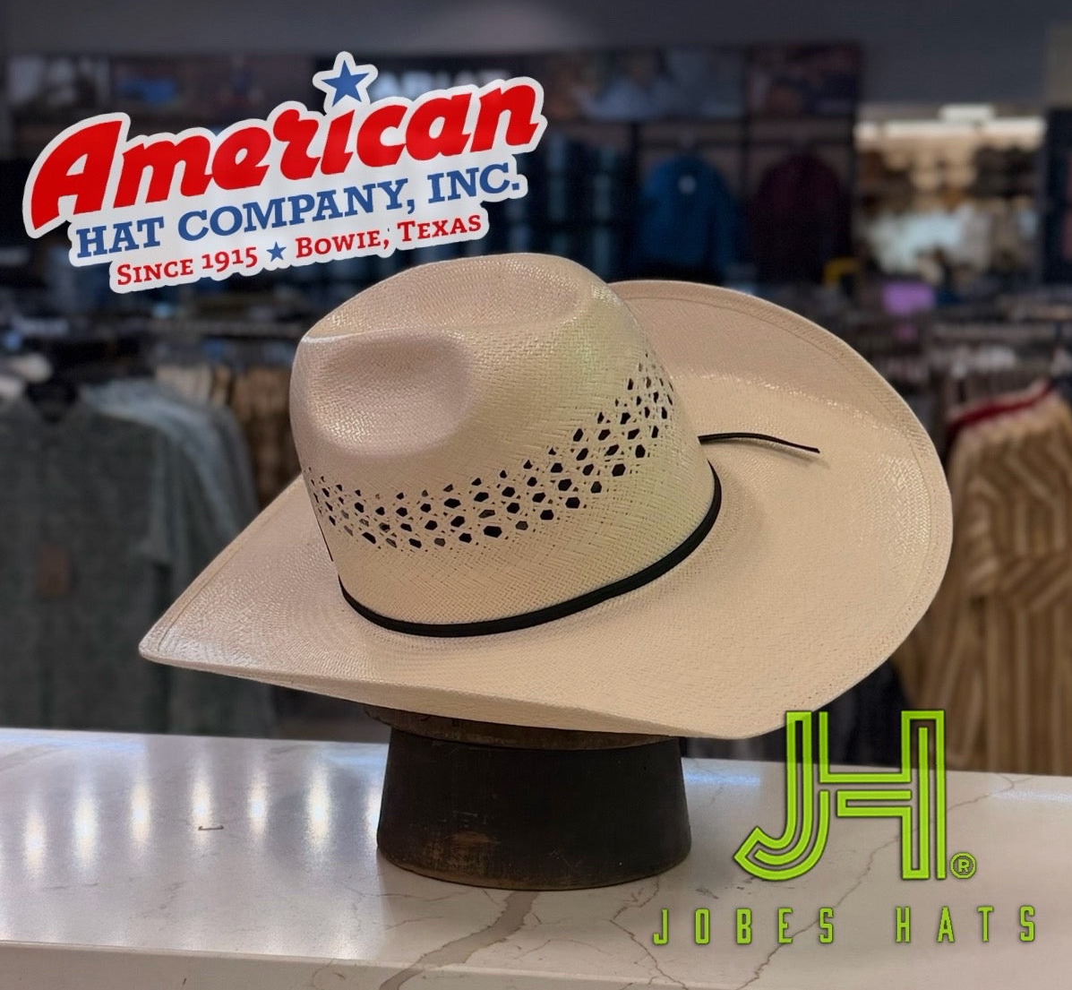 New 2025 American Hat Co #7710 R/O  4” 1/4 brim