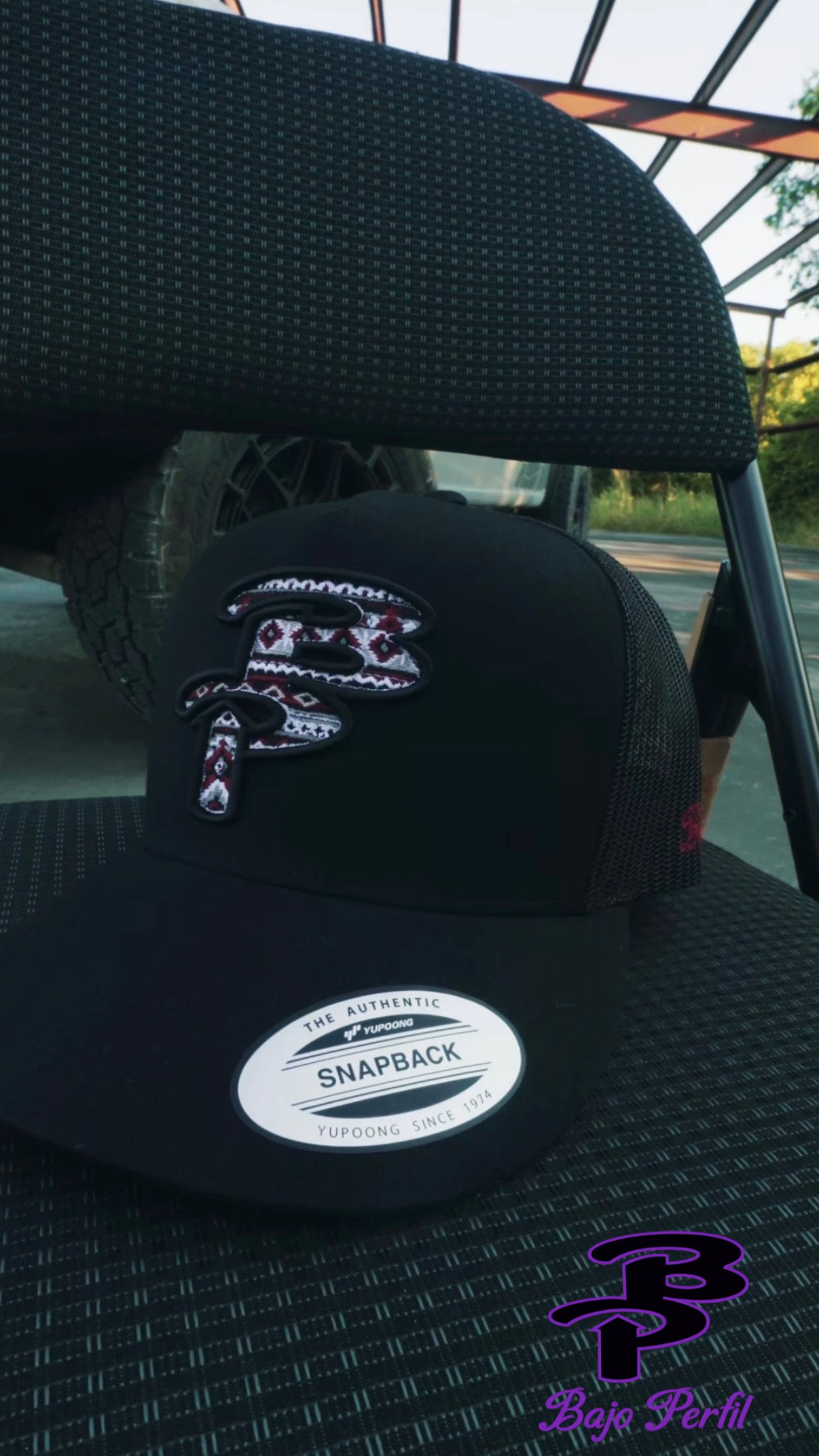 New BP Aztec "Crimson" Black