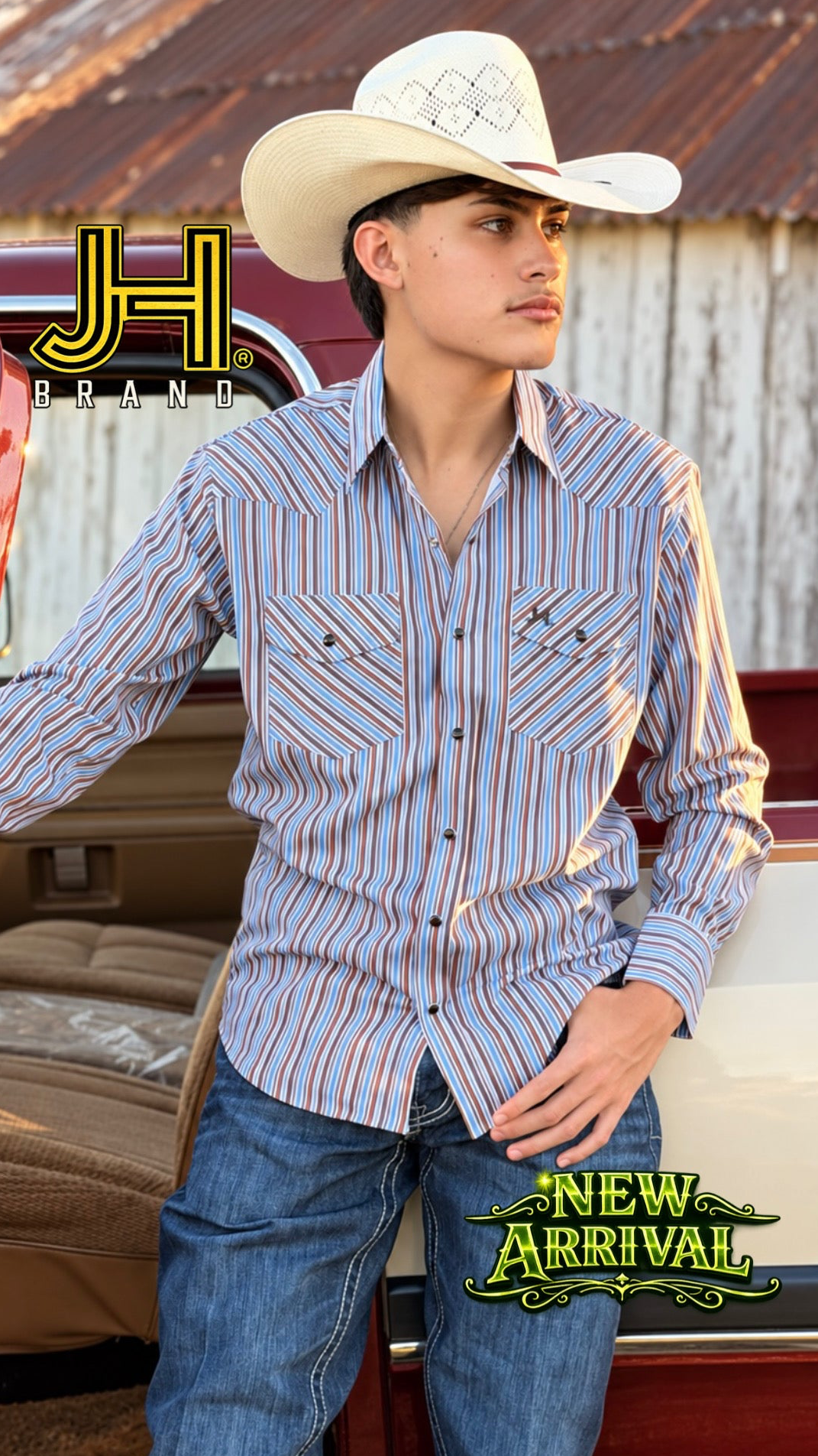 New JH Shirt Retro Collection (Light Weight) JH-291FM