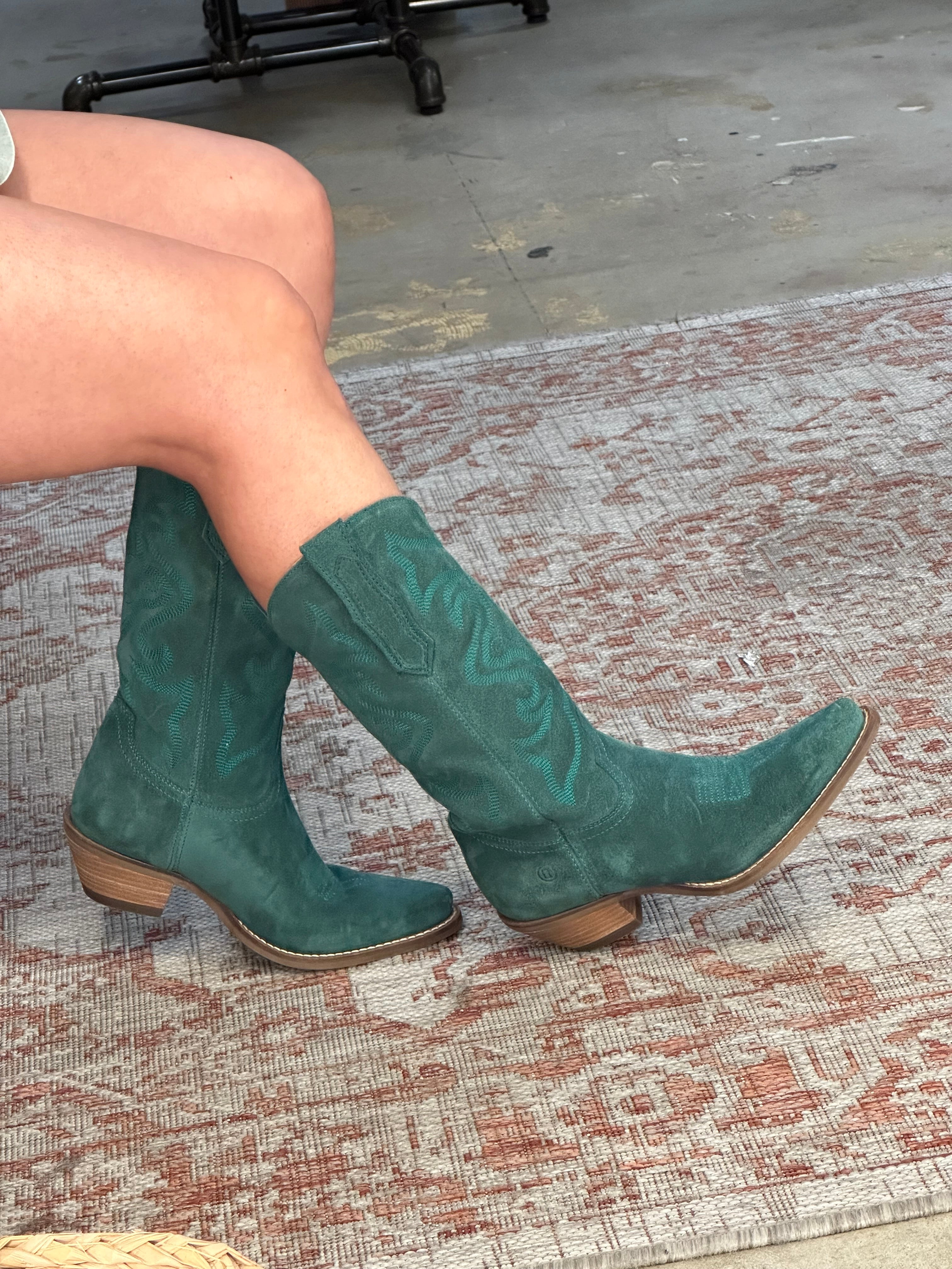 Dingo- DI 920- #OUTWEST GREEN- Womens Boots - Jobes Hats