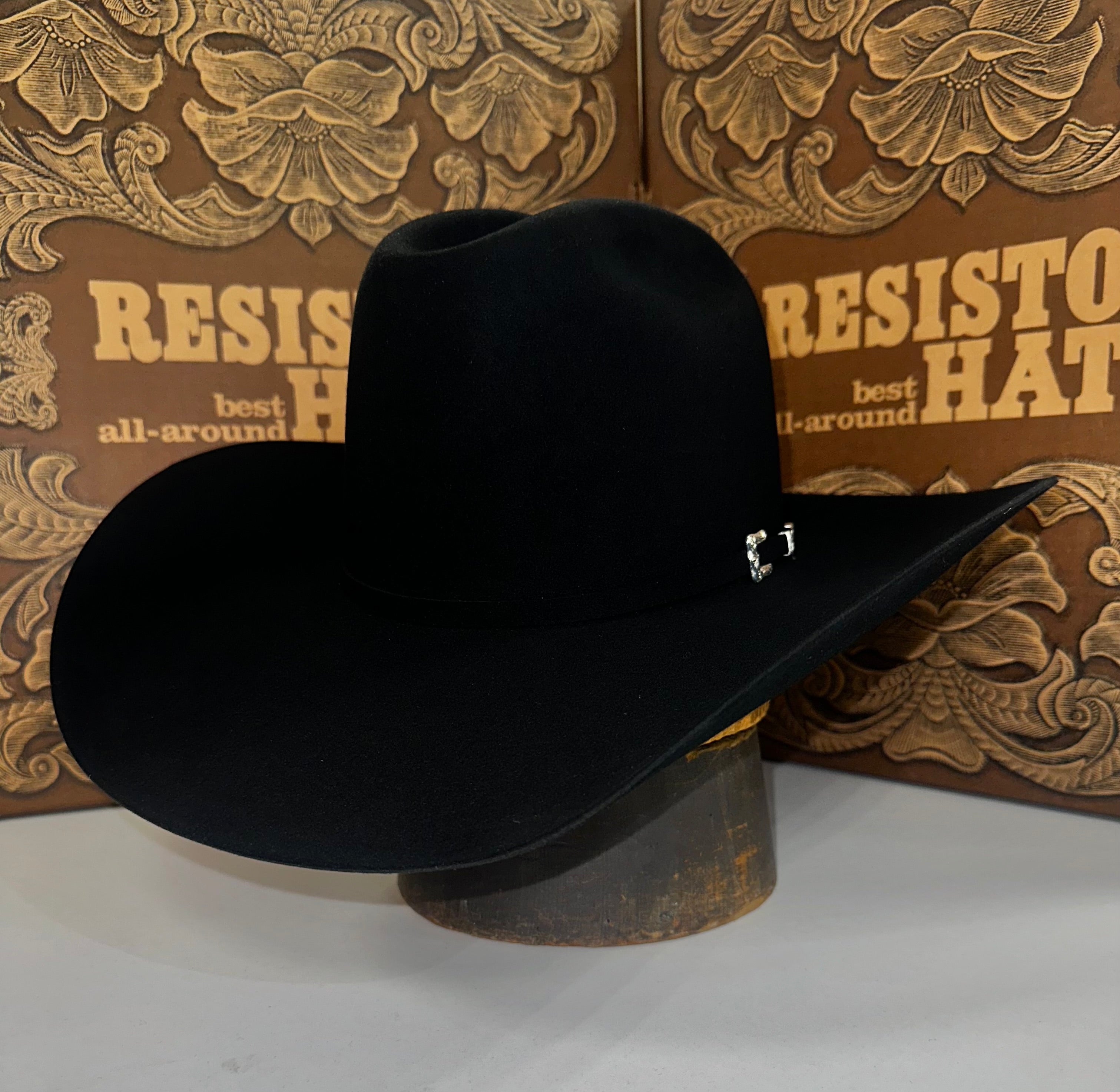 Resistol 20X Black Gold -Cattleman Pre-Shaped- 4 1/4 Brim