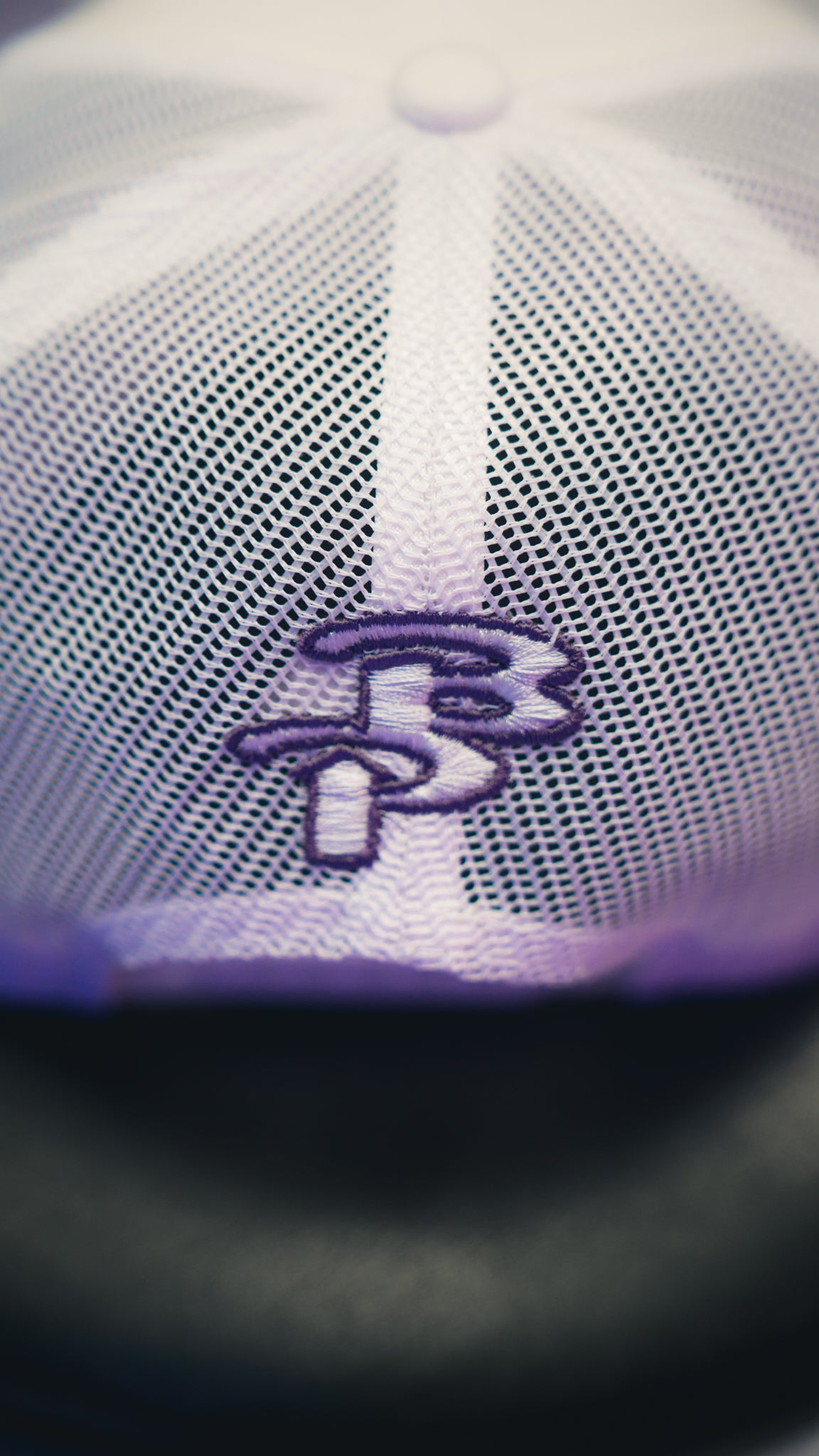 BAJO PERFIL WHITE/PURPLE CAP - Jobes Hats, LLC