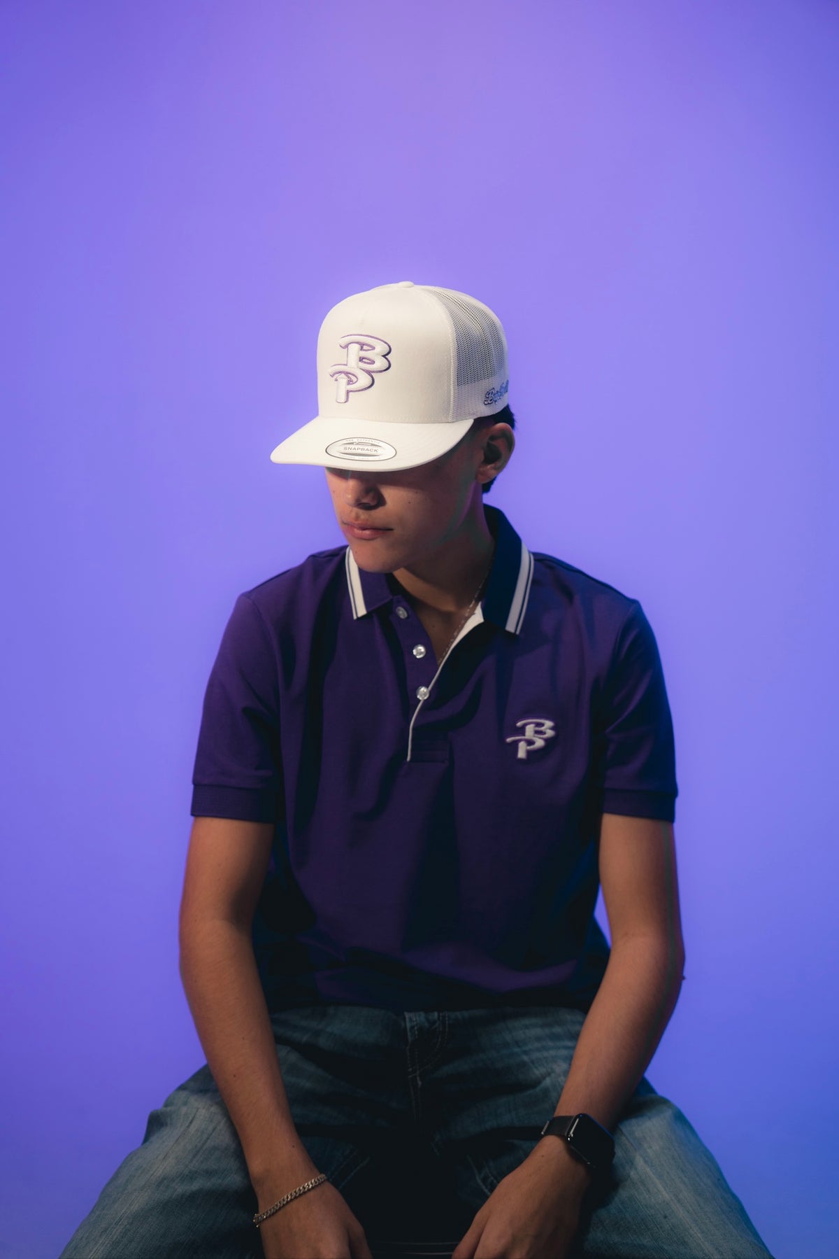 BAJO PERFIL PURPLE/WHITE POLO - Jobes Hats, LLC