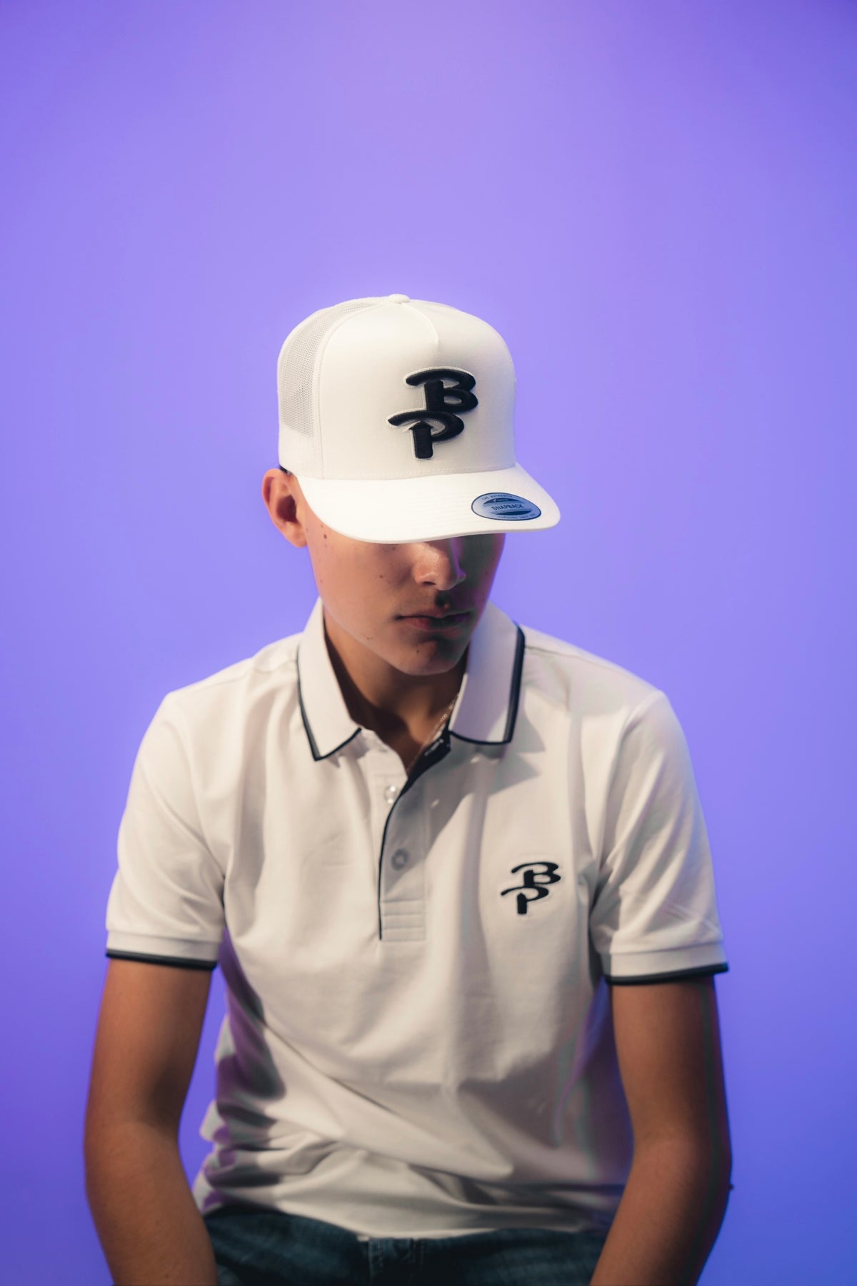 BAJO PERFIL WHITE/BLACK POLO - Jobes Hats, LLC