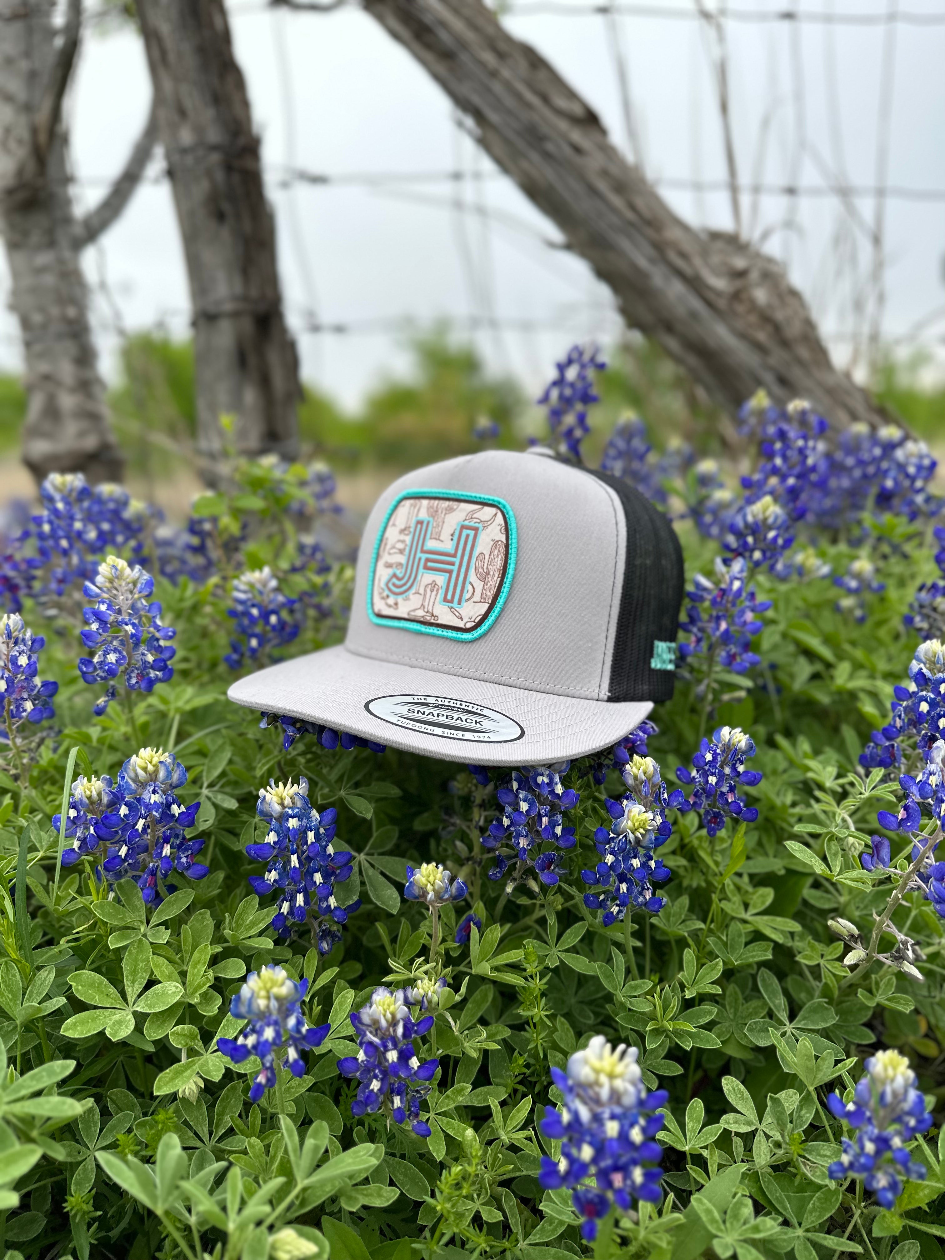 2023 Jobes Hats Silver/Black Mint Boot patch - Jobes Hats