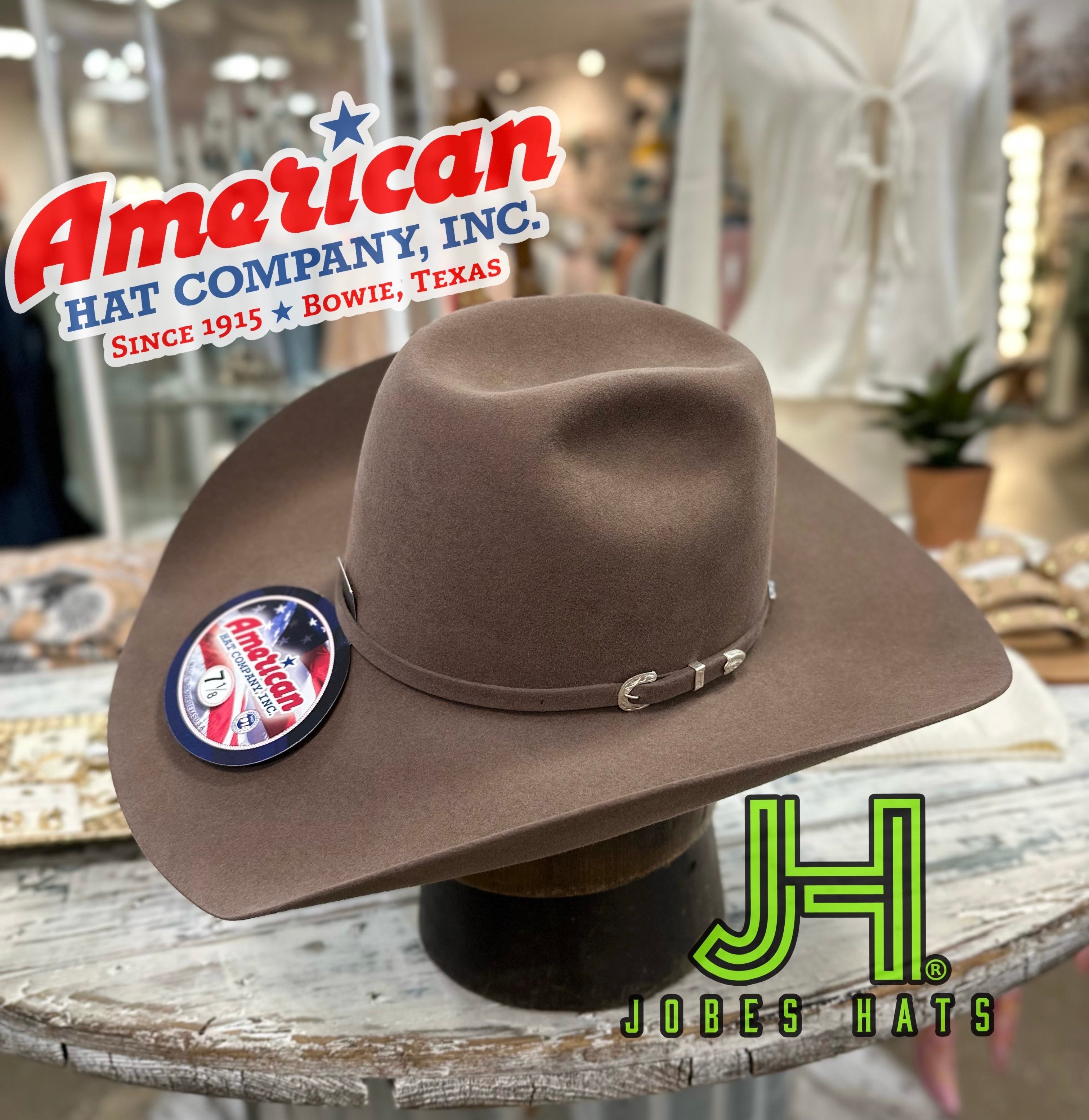 American Hat Co Felt 40X Pecan 4" 1/4 Brim R/O - Jobes Hats