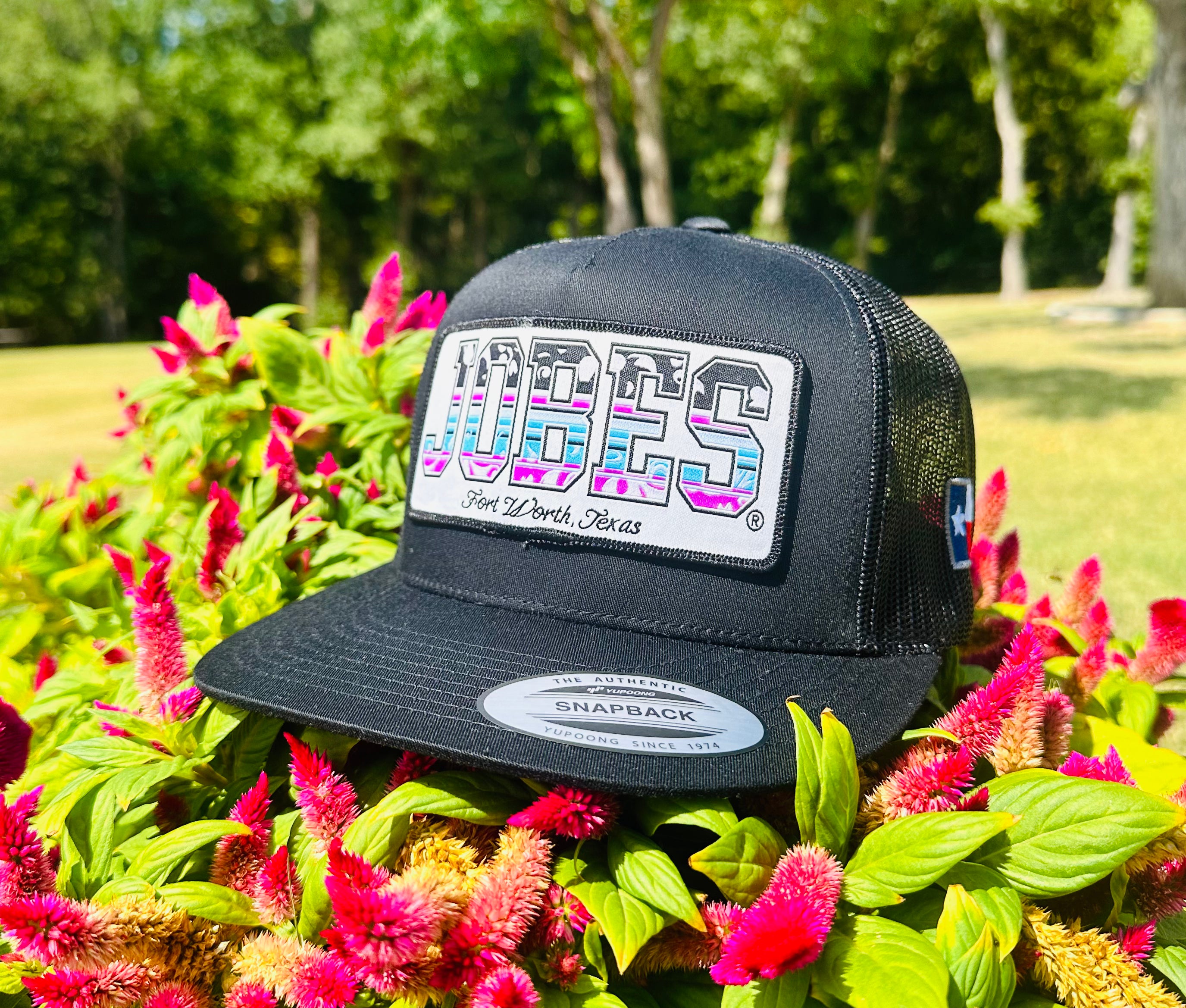 2023 August Collection Jobes Cap-  All Black Jobes  patch - Jobes Hats