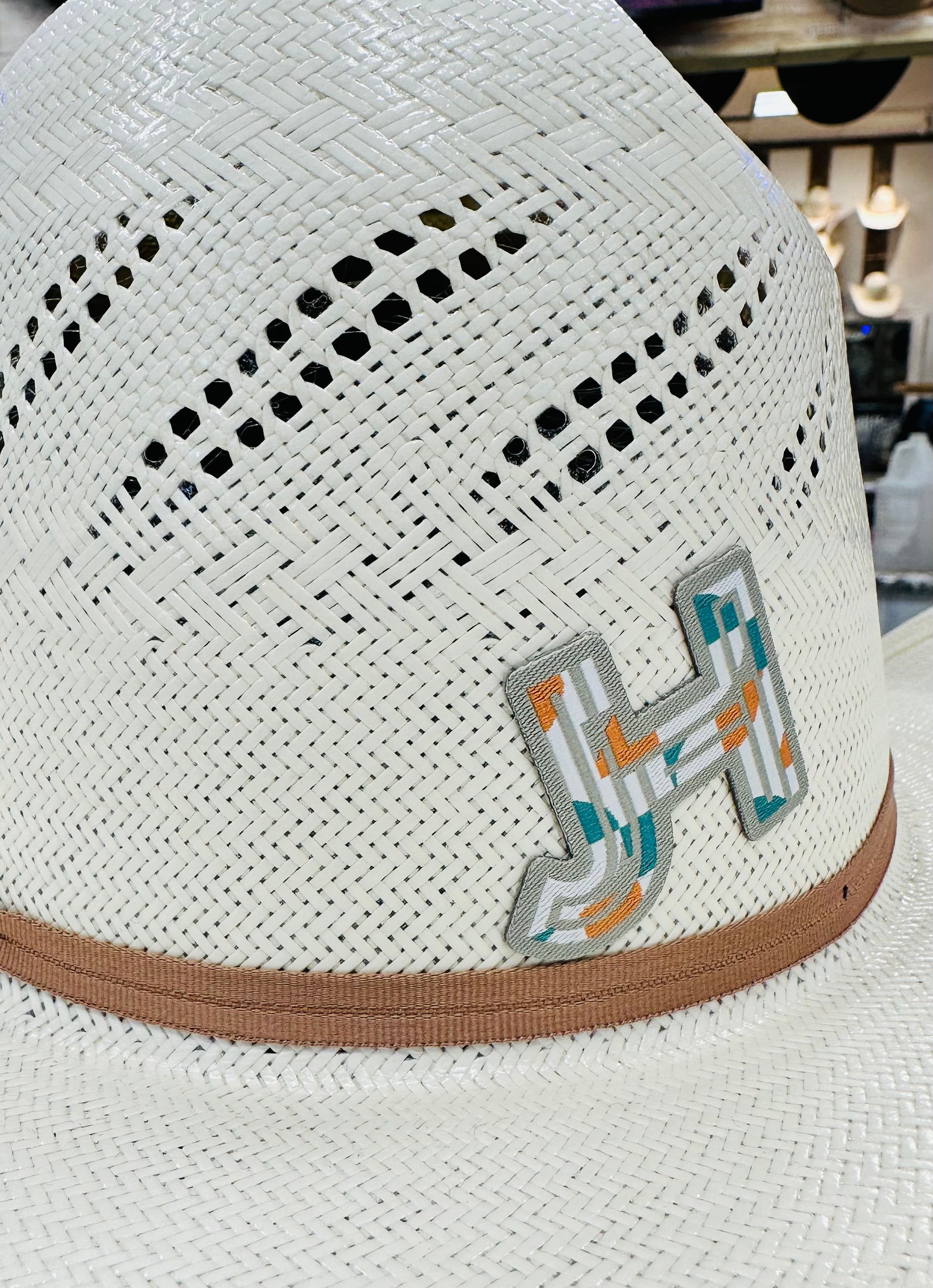 2023 Jobes Hats - patch/sticker - Aztec Grey/Orange - Jobes Hats