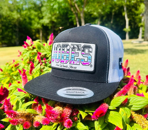 2023 August Collection Jobes Cap-  Black/White Jobes  patch - Jobes Hats