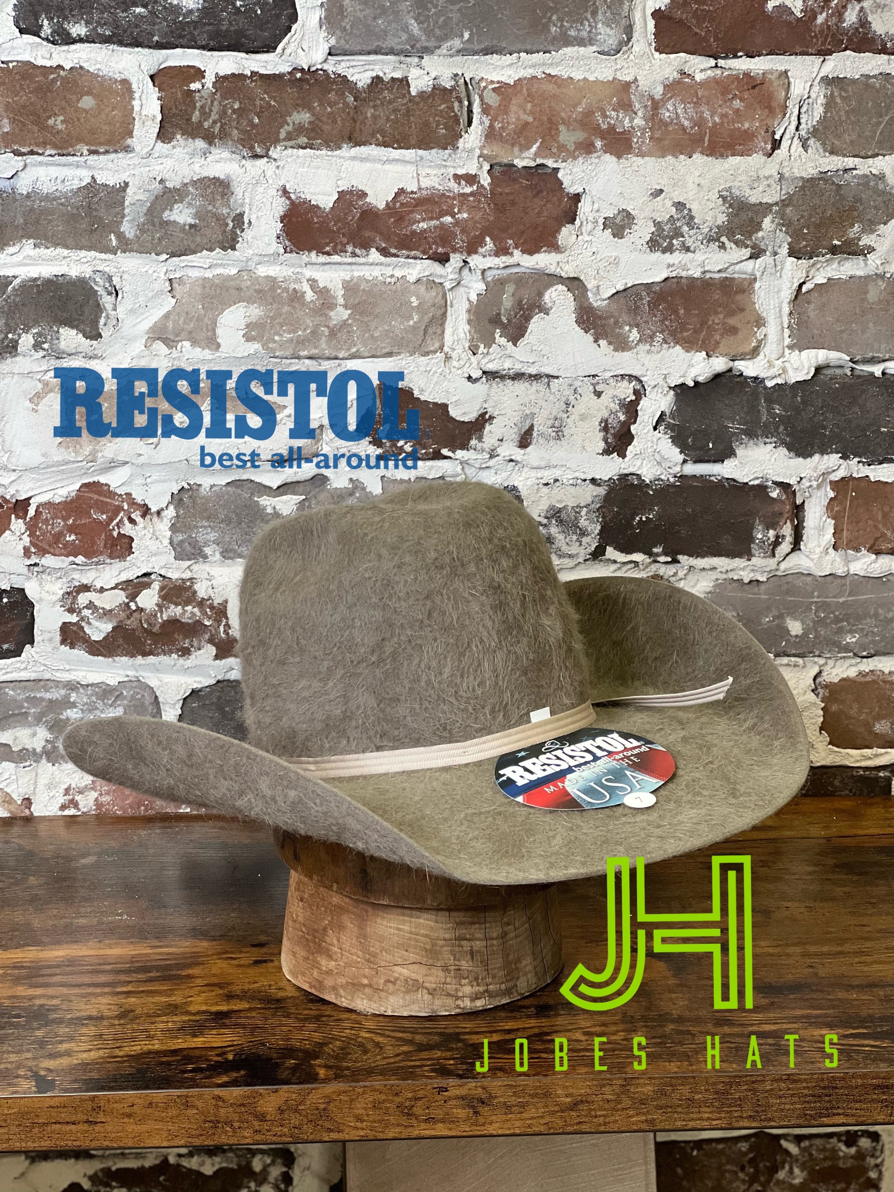 Resistol 8X Kodiak Grizzly 71 Stone 4”1/2 Brim - Jobes Hats