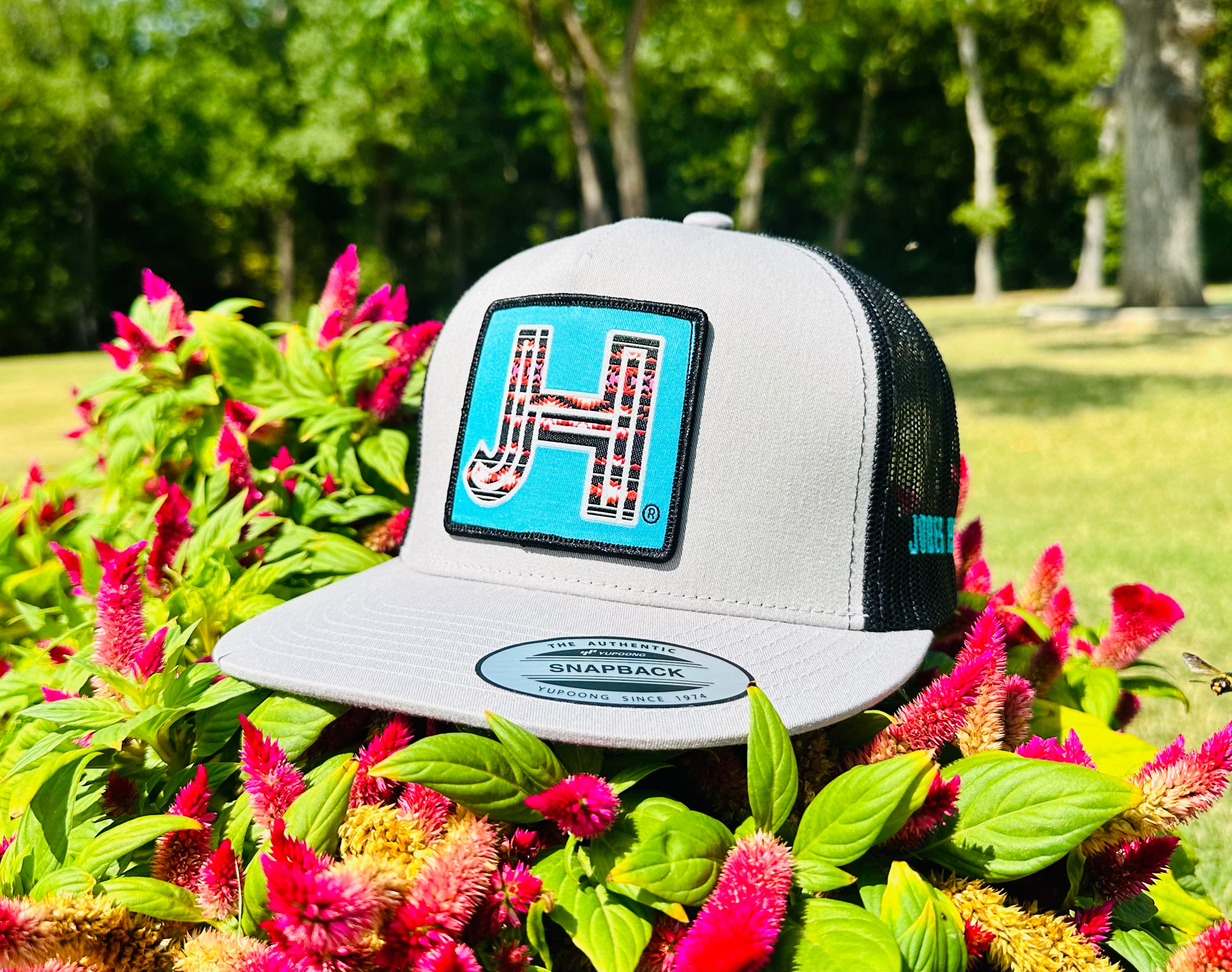 2023 August Collection Jobes Cap- Silver/Black Azul patch - Jobes Hats