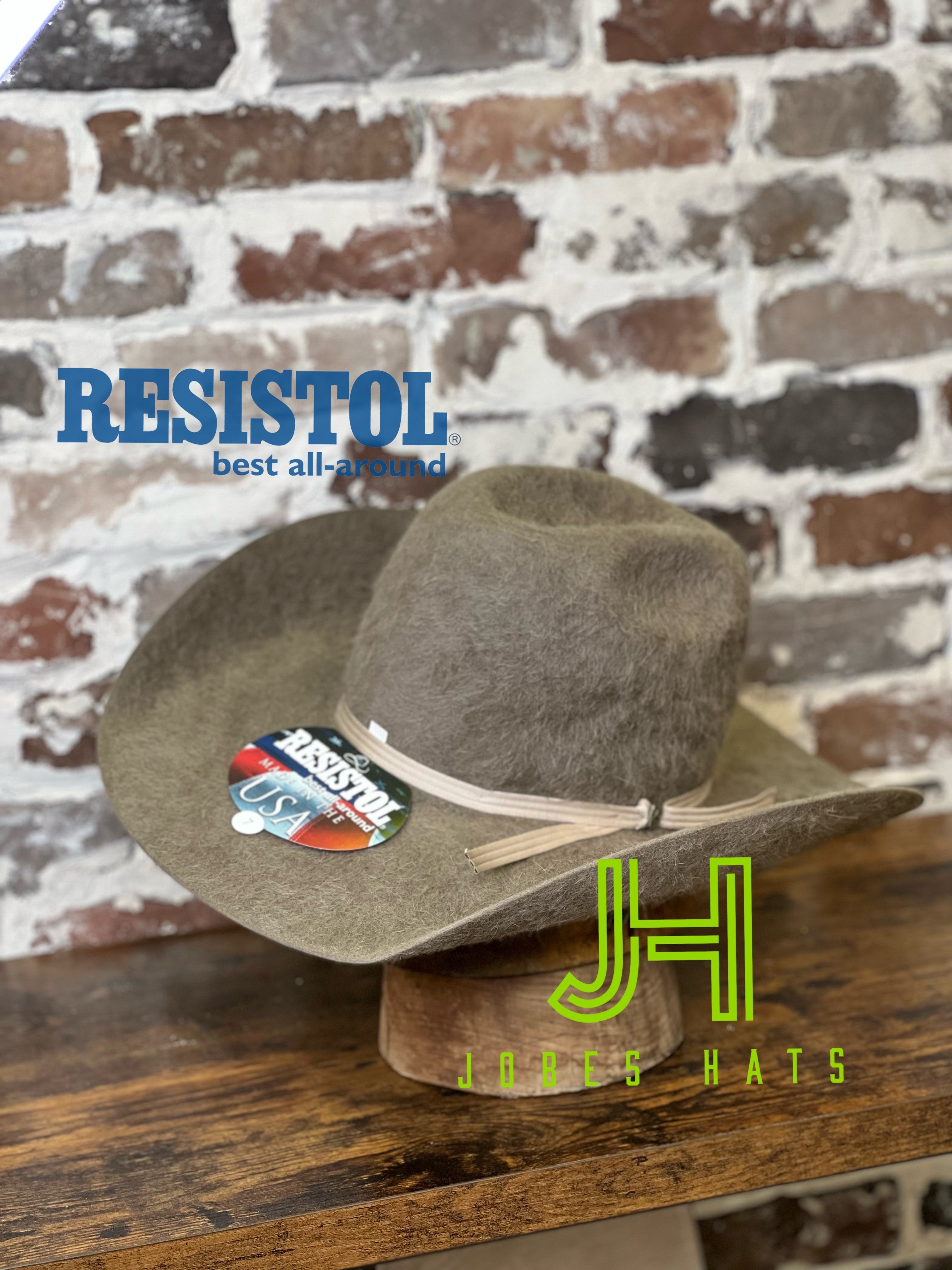 Resistol 8X Kodiak Grizzly 71 Stone 4”1/2 Brim - Jobes Hats