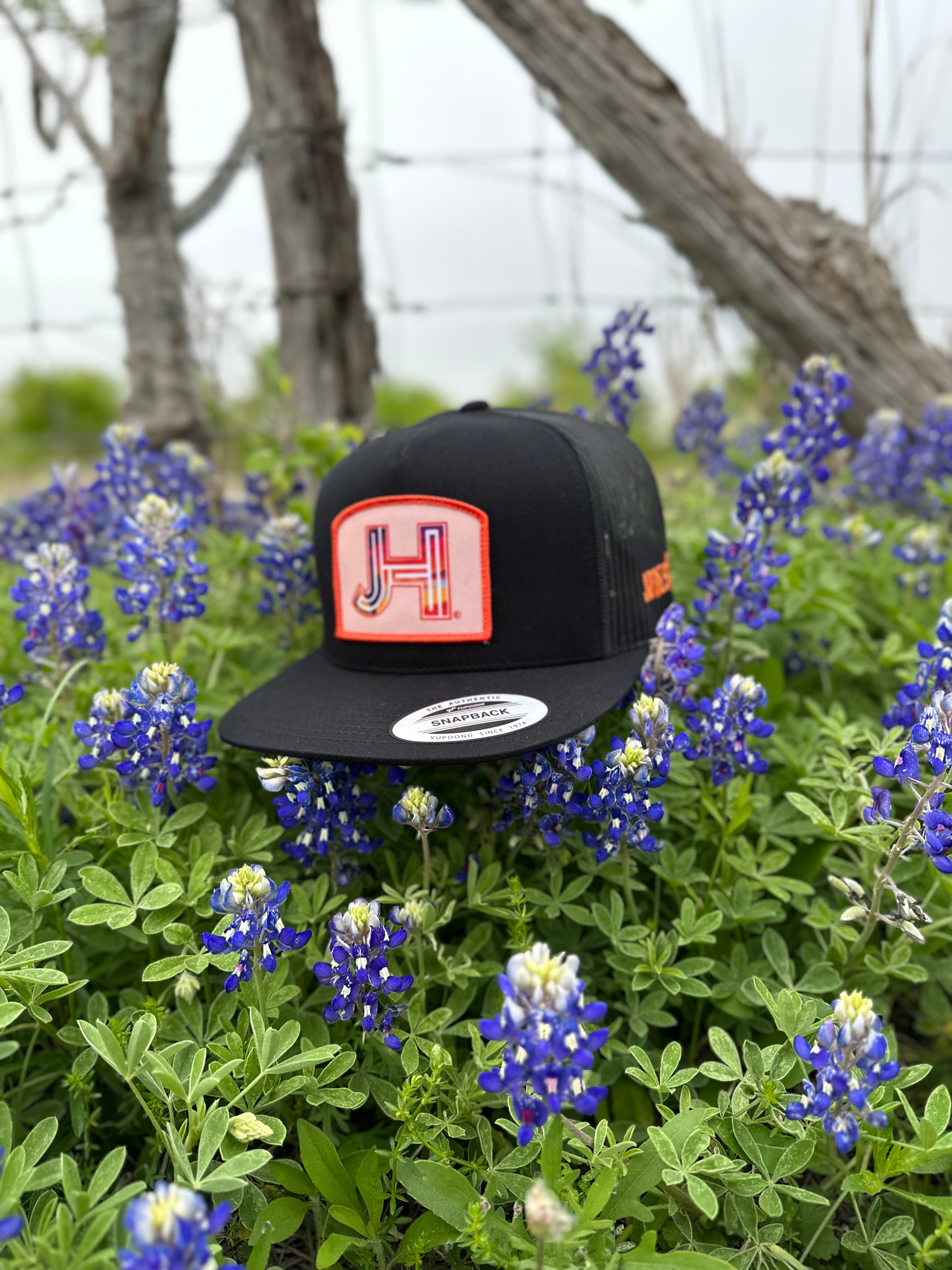 NEW 2023 Jobes Hats All Black Orange Desert - Jobes Hats