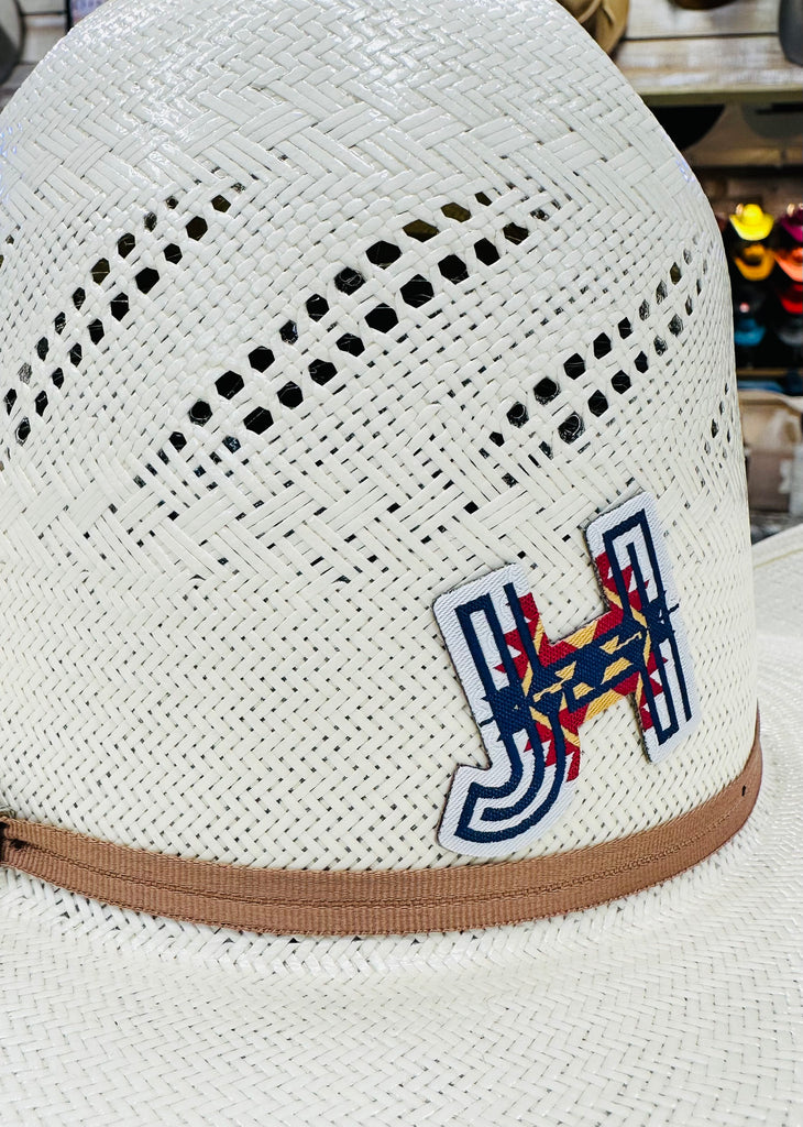 2023 Jobes Hats - patch/sticker - Aztec Navy/Red - Jobes Hats