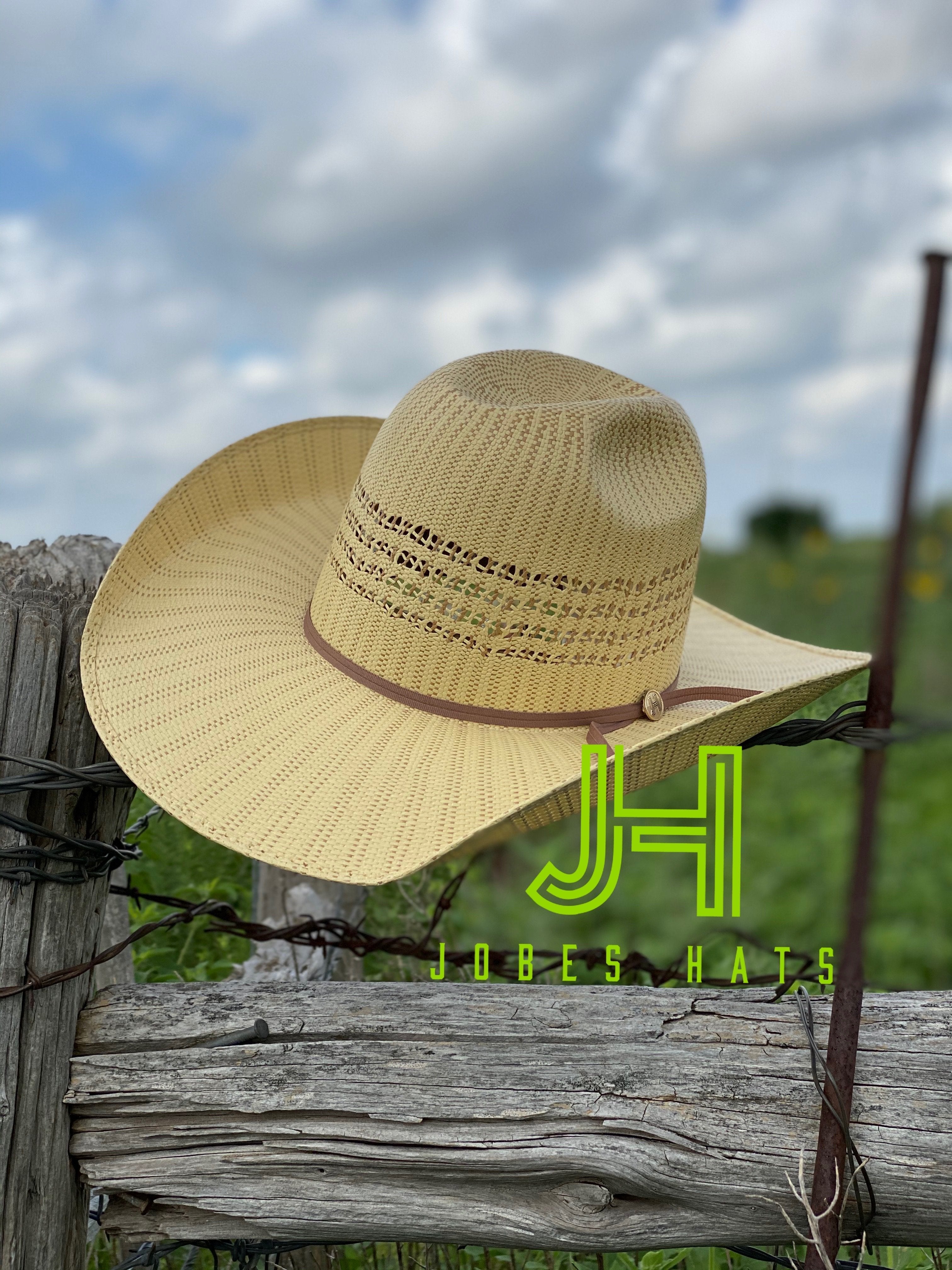 2020 Jobes Hats Straw Hat “Sunset Bangora” 4”1/4 brim - Jobes Hats