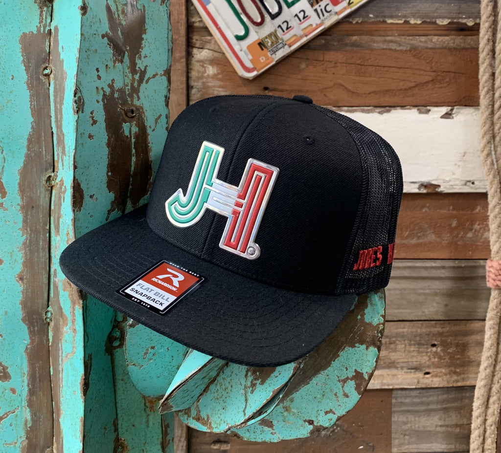 2020 Jobes Hats Trucker - All Black Chrome Mexico JH - Jobes Hats