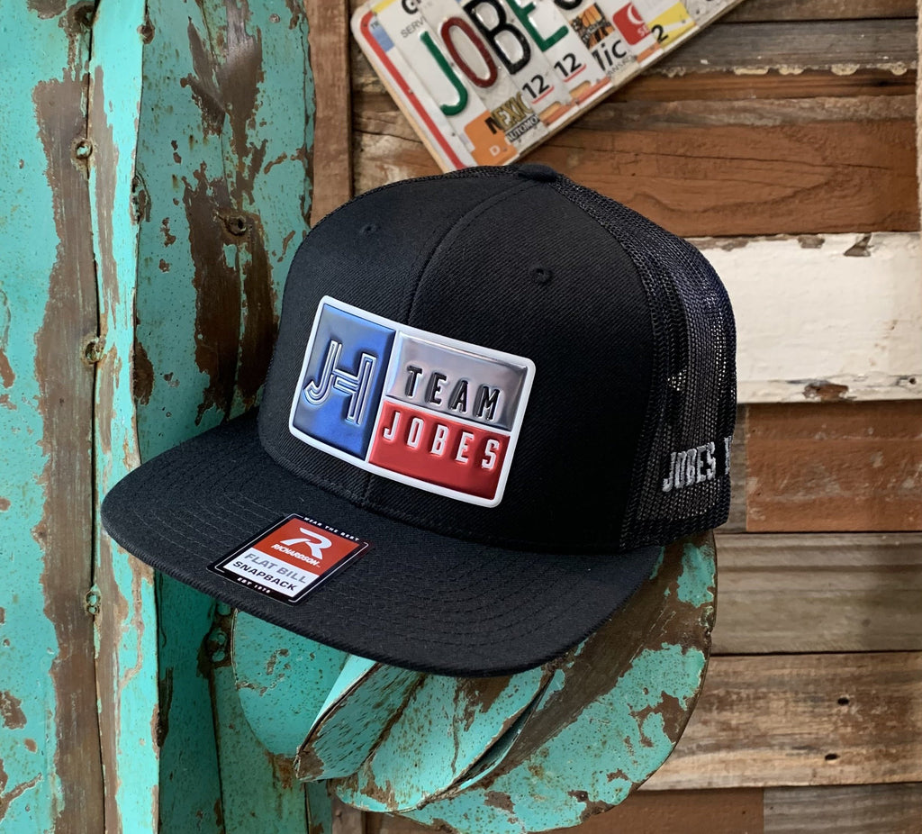 2020 Jobes Hats Trucker - All Black Chrome Team Jobes - Jobes Hats