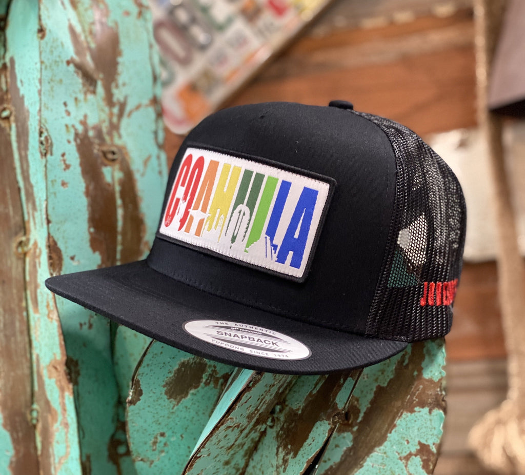 2020 Jobes Hats Trucker - All Black Coahuila patch (Limited Edition) - Jobes Hats