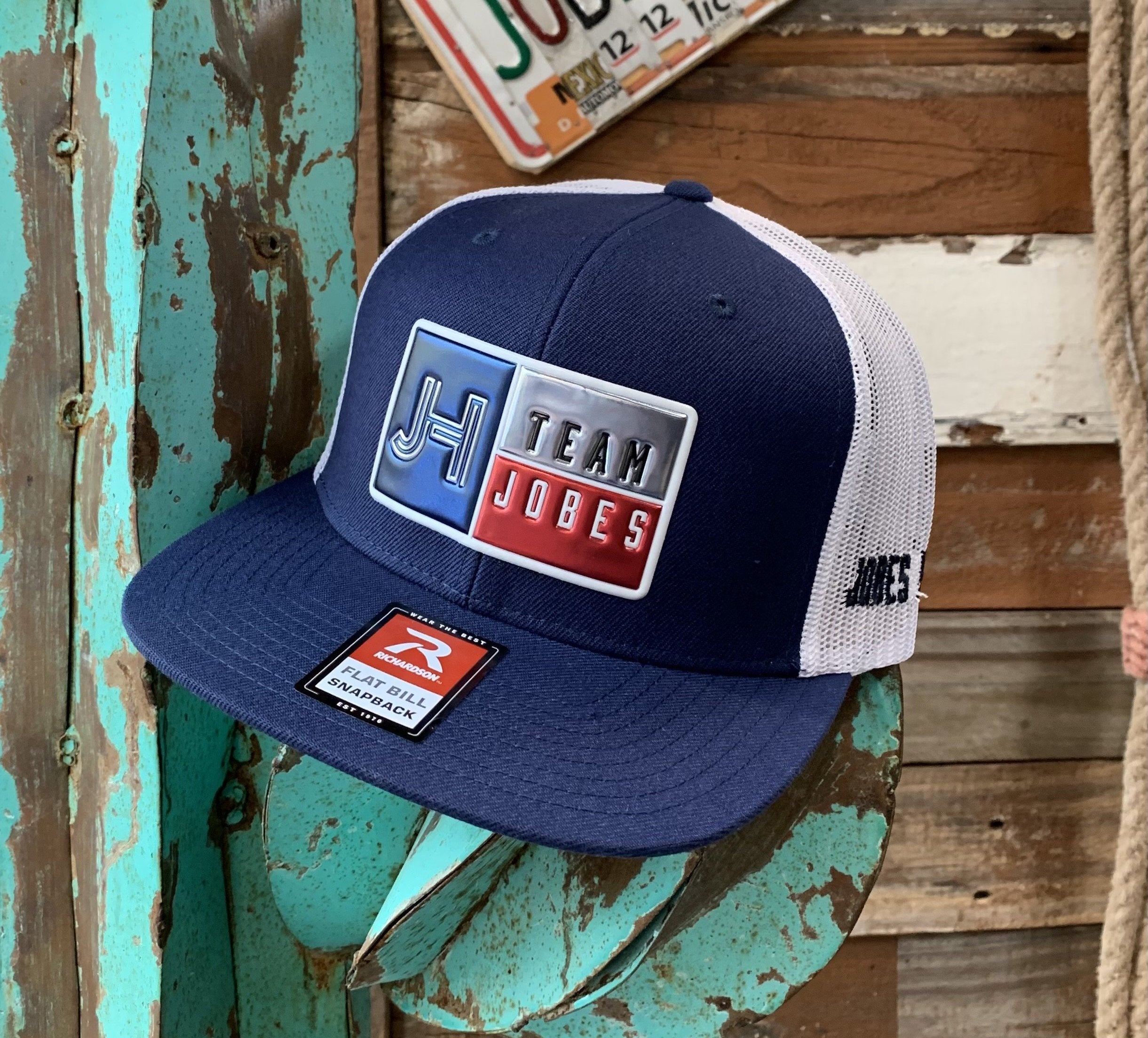 2020 Jobes Hats Trucker - Navy/White Chrome Team Jobes - Jobes Hats
