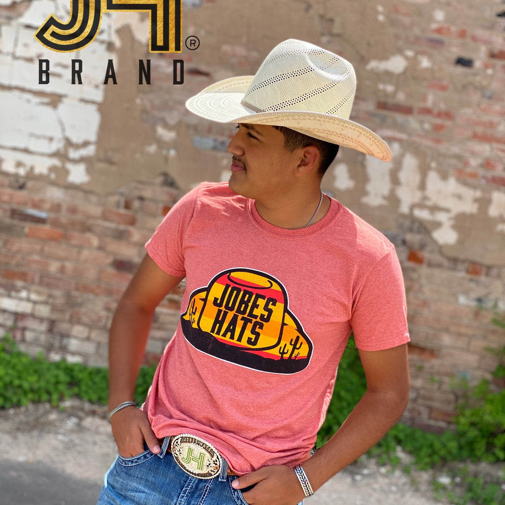 Jobes Hats Straw Hat”Panel Red” 2020 Jobes Hats Straw Hat “Tornado” 4” Brim – Jobes Hats, LLC main image 3