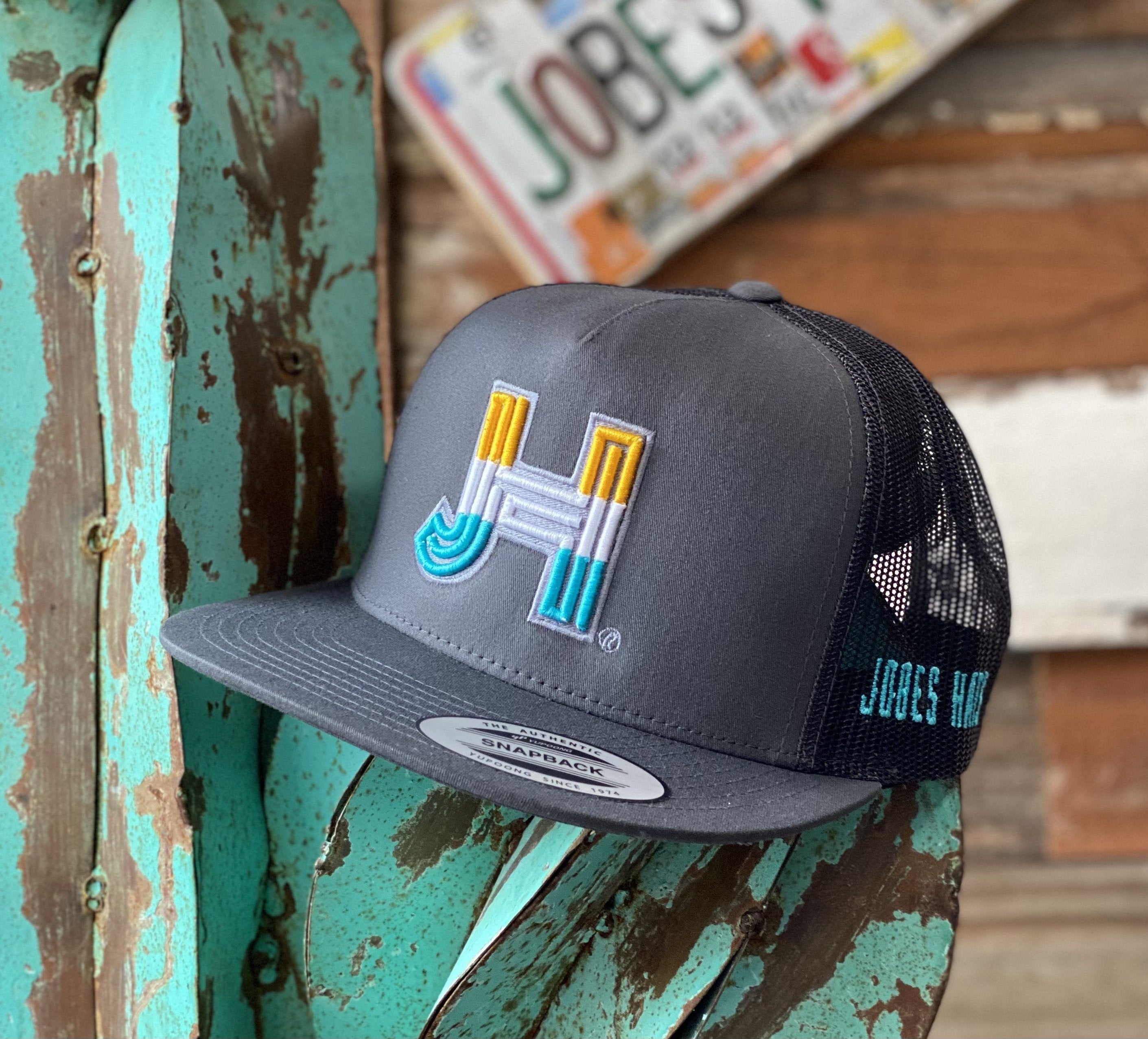 2021 Jobes Hats Trucker - All Grey Cap/ Tricolor Spring JH-Jobes Hats-Jobes Hats