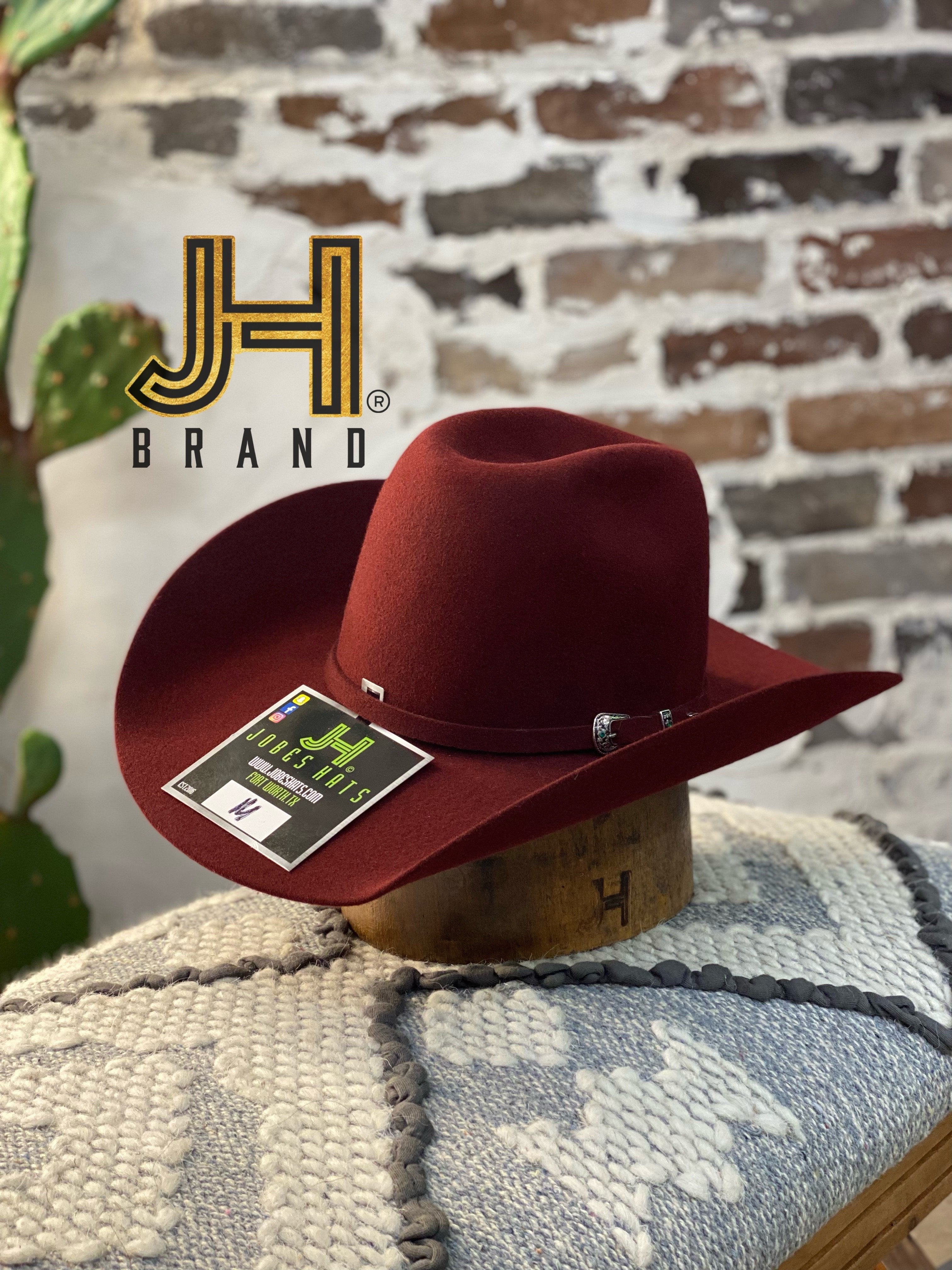 2022 JH Kids Wool Felt “Merlot” 3”3/4 brim-Jobe's Hats-Jobes Hats