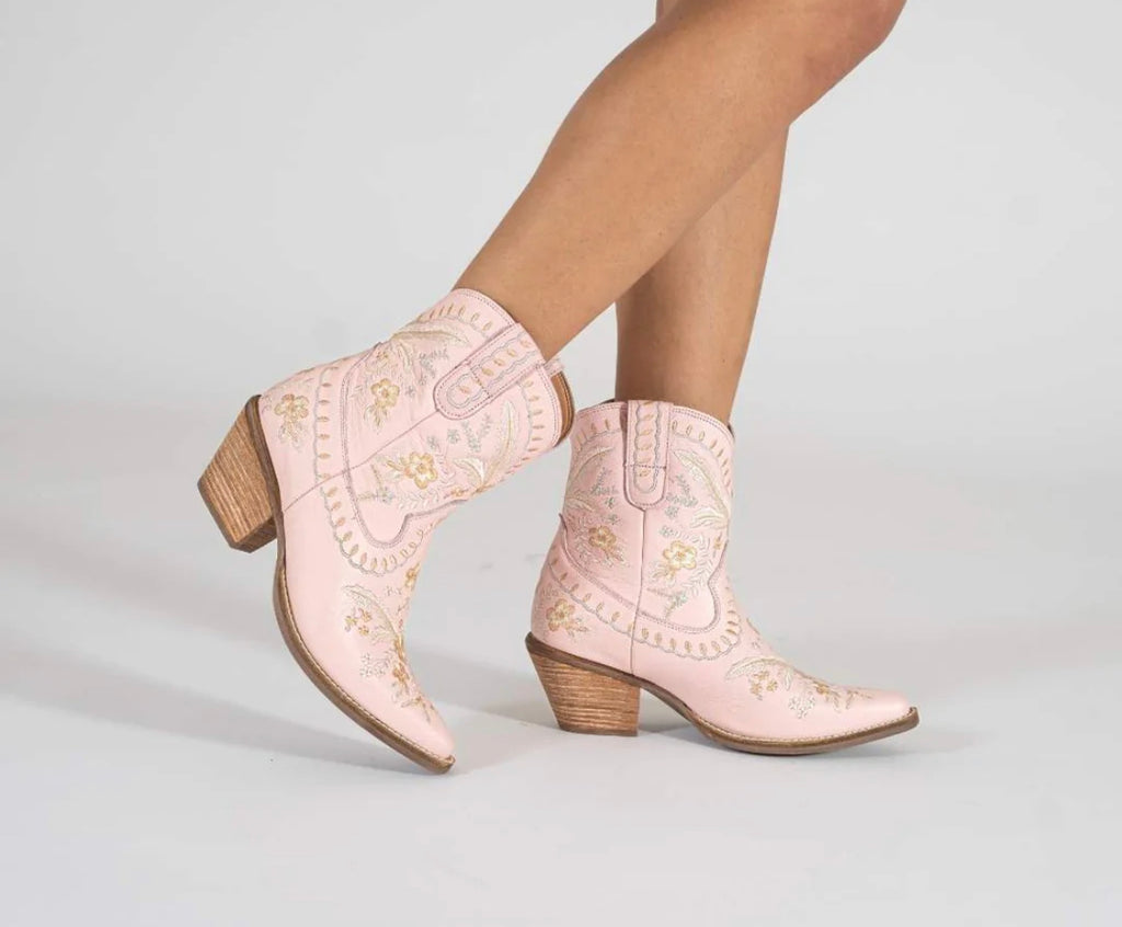 Stivali Western Dingo Donna – Primrose Stampa Floreale Lavanda, Numero 8.5, Nuovi Senza Scatola - Foto 4