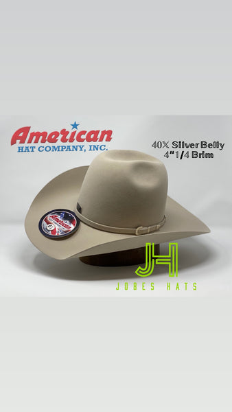 American Hat Co Felt 40X Silverbelly 4
