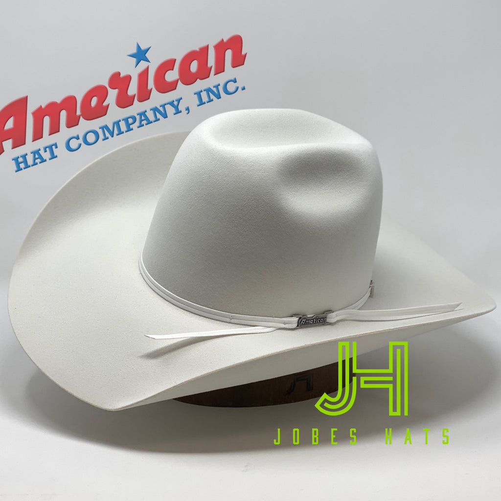 American Hat Co Felt 6X White 4