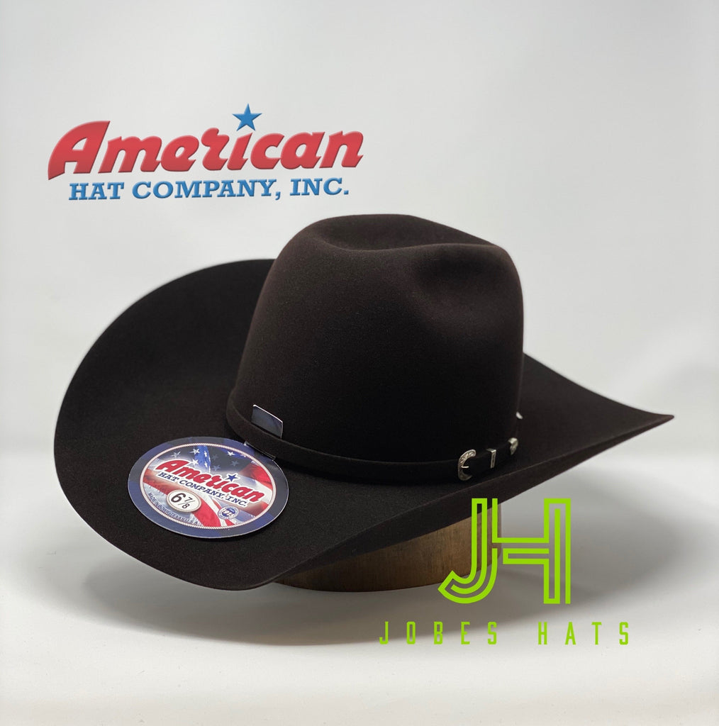 American Hat Co Felt 7X Chocolate 4" 1/4 Brim - Jobes Hats