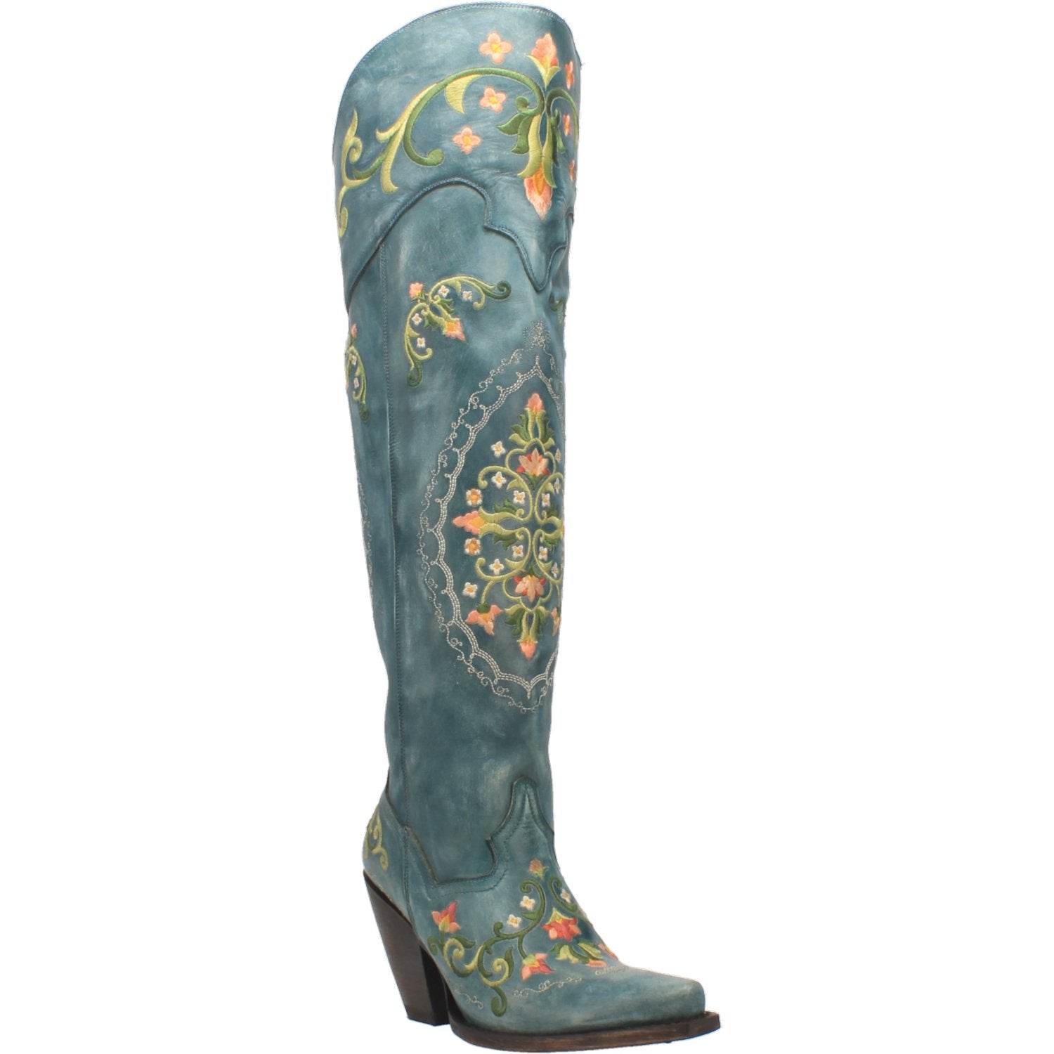 FLOWER CHILD LEATHER BOOT - Womens Boots-JH Boutique-Jobes Hats