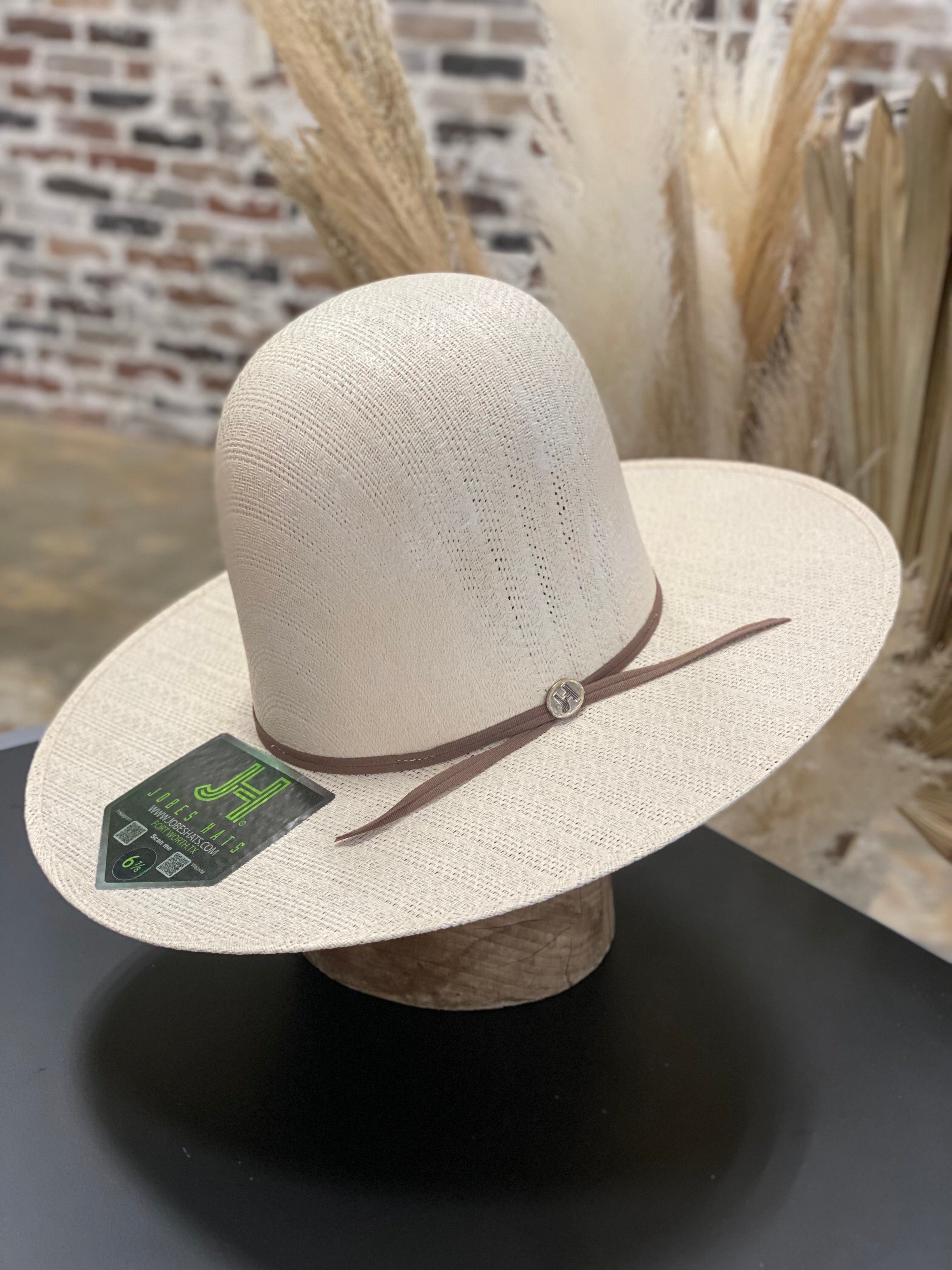 2022 JH Crema O ve pen 7” Tall Crown 4”1/4 brim - Jobes Hats