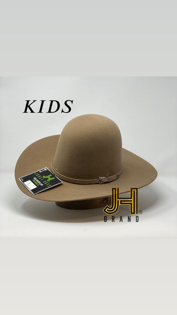 JH Kids Wool Felt “Pecan” 3”3/4 brim - Jobes Hats