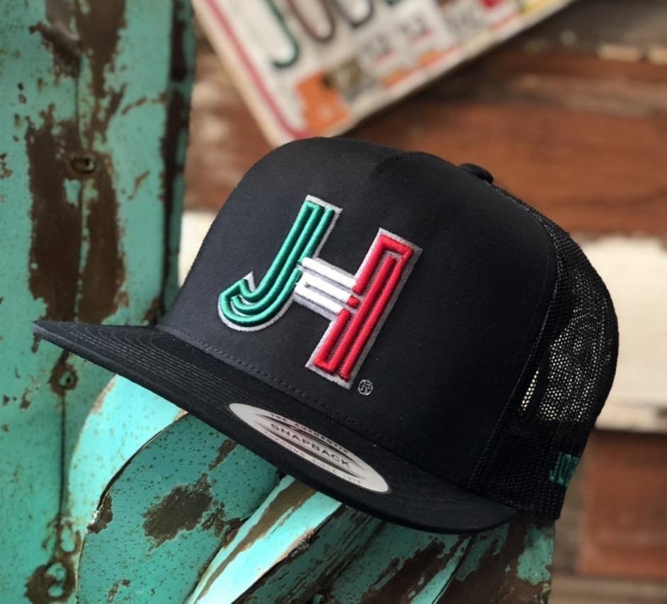 JHC All black Trucker- JH Mexico Cap - Jobes Hats