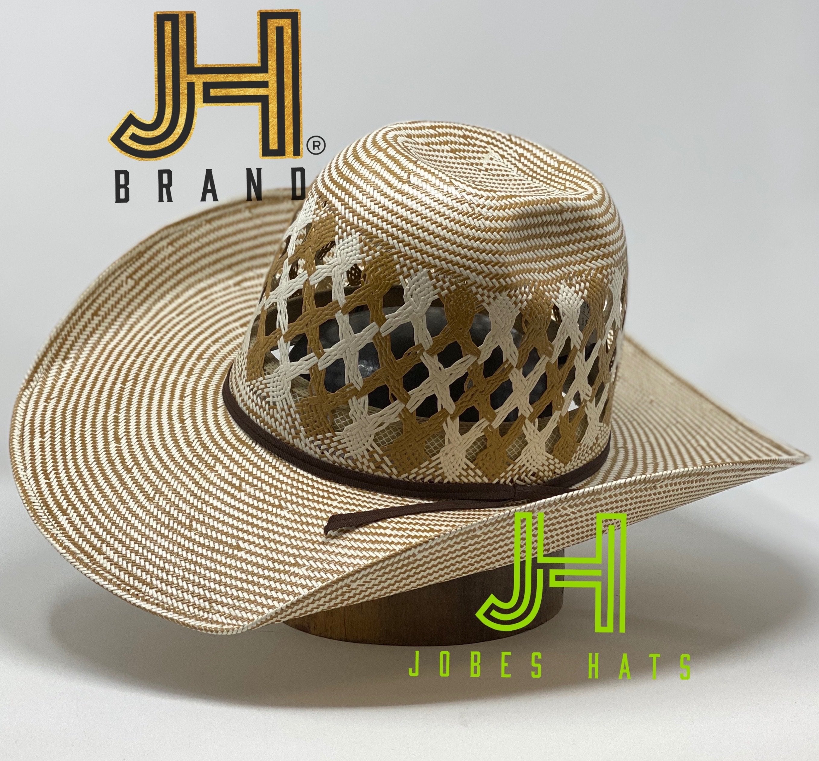 Jobes Hats Straw Hat “GOAT” 4”1/4 brim - Jobes Hats