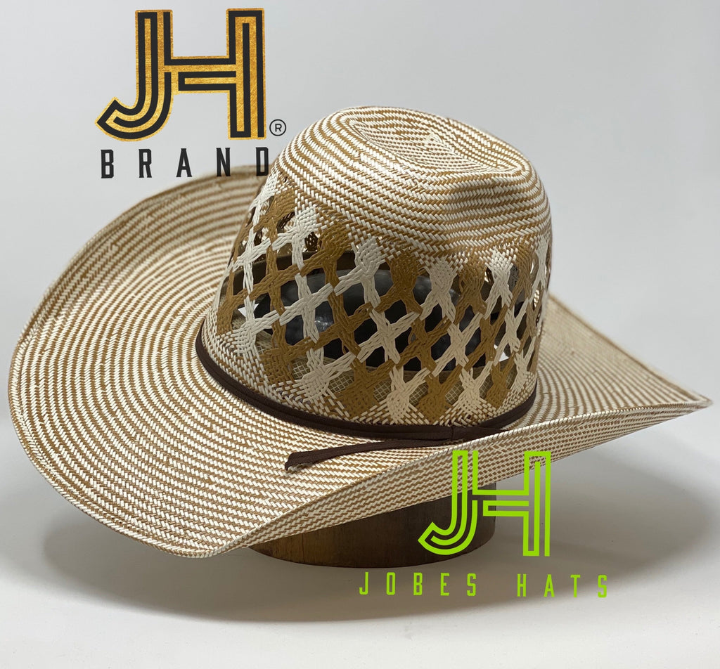 2020 Jobes Hats Straw Hat “ Orange ” Poly Rope 4”1/4 brim