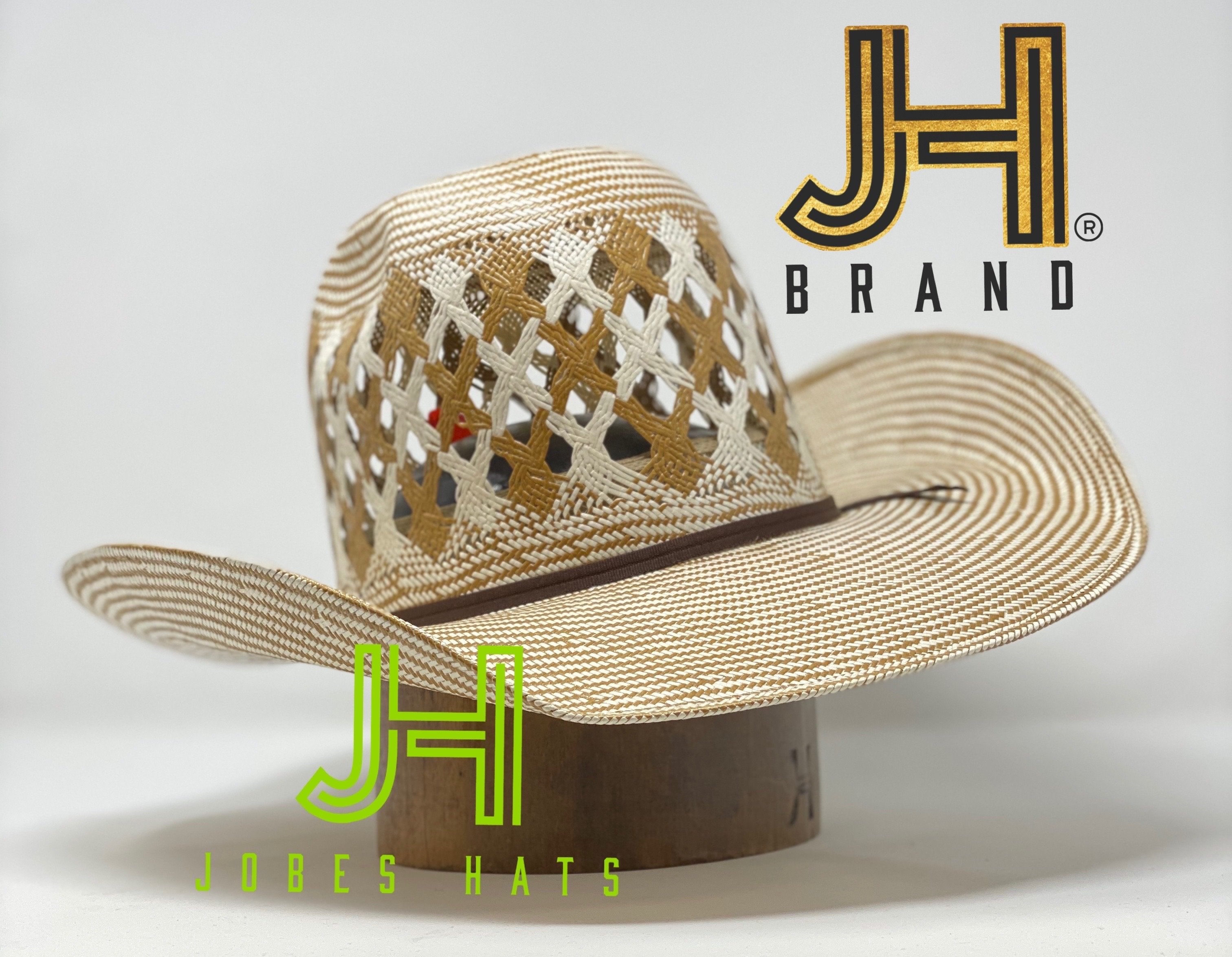 Jobes Hats Straw Hat “GOAT” 4”1/4 brim - Jobes Hats