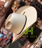 Jobes Hats Straw Hat “SNOW” 4”1/4 brim