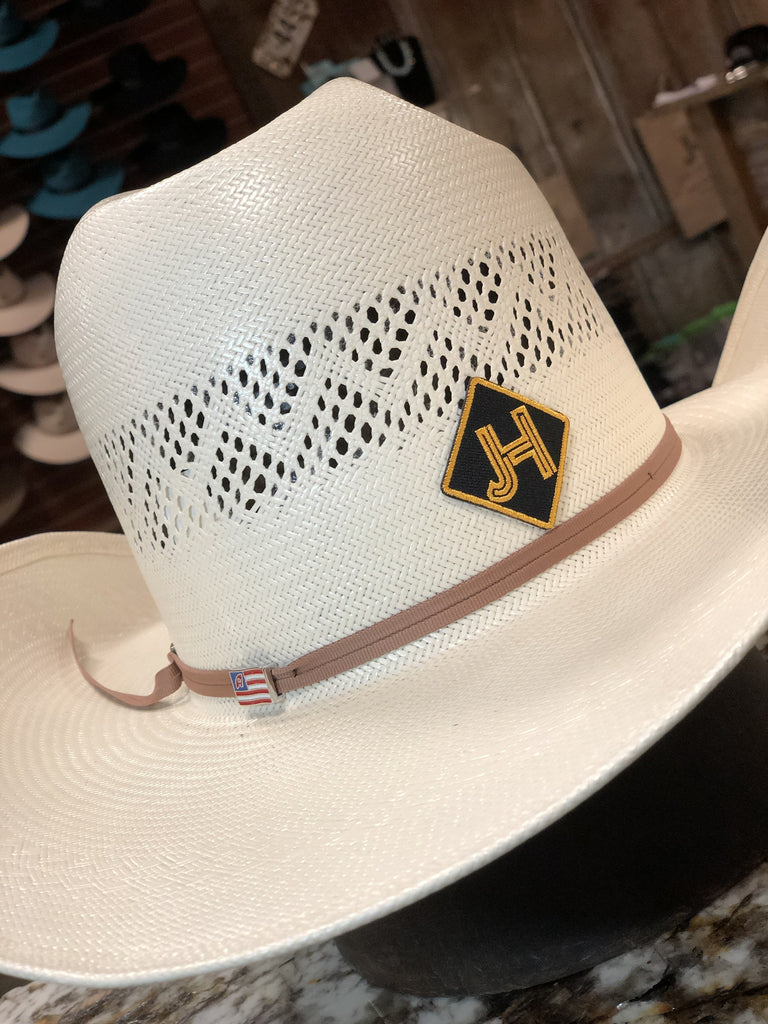 Jobe's Hats - patch/sticker -Diamond- Mustard Yellow/Black JH - Jobes Hats