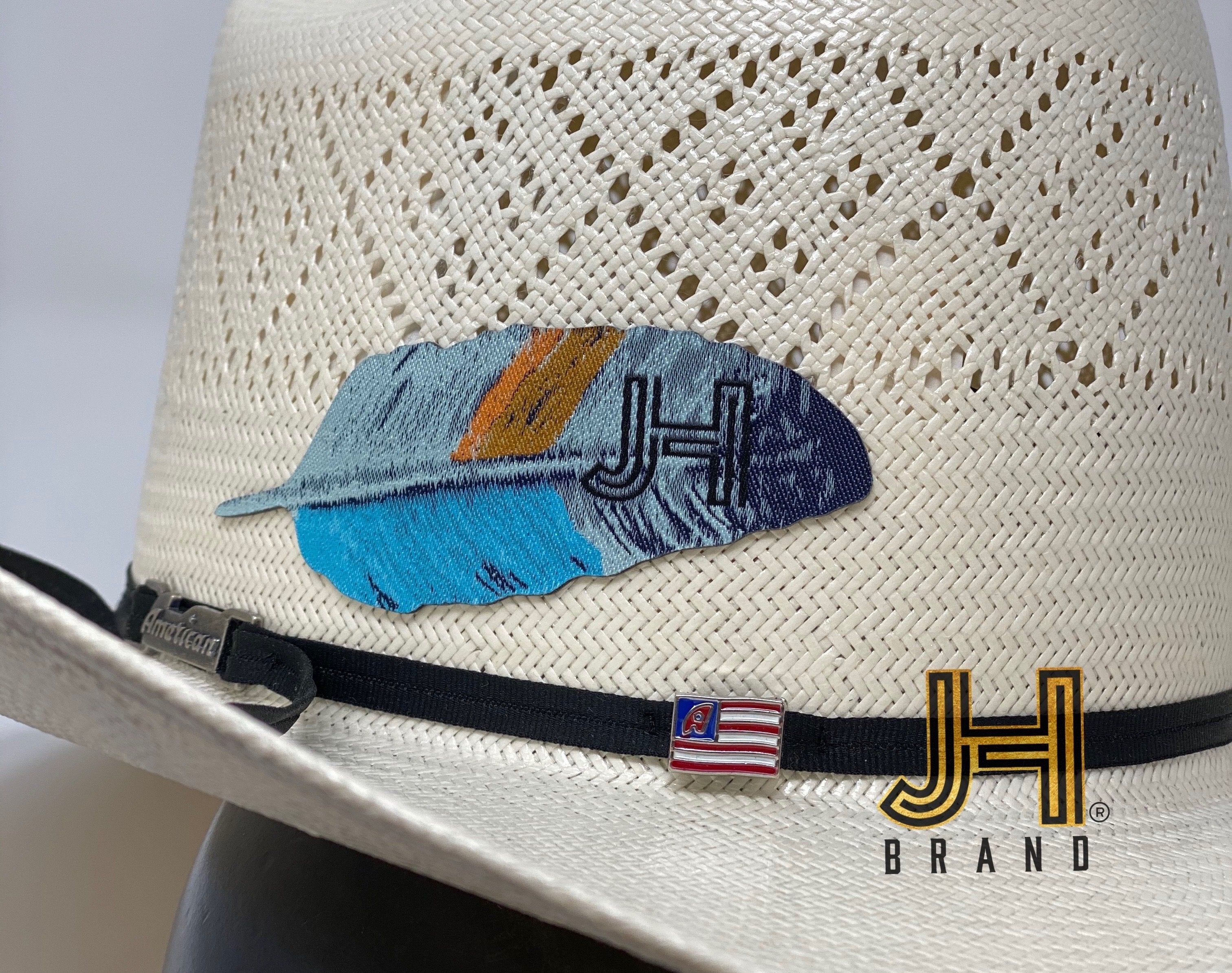 Jobes Hats - patch/sticker - JH Feather patch – Jobes Hats, LLC