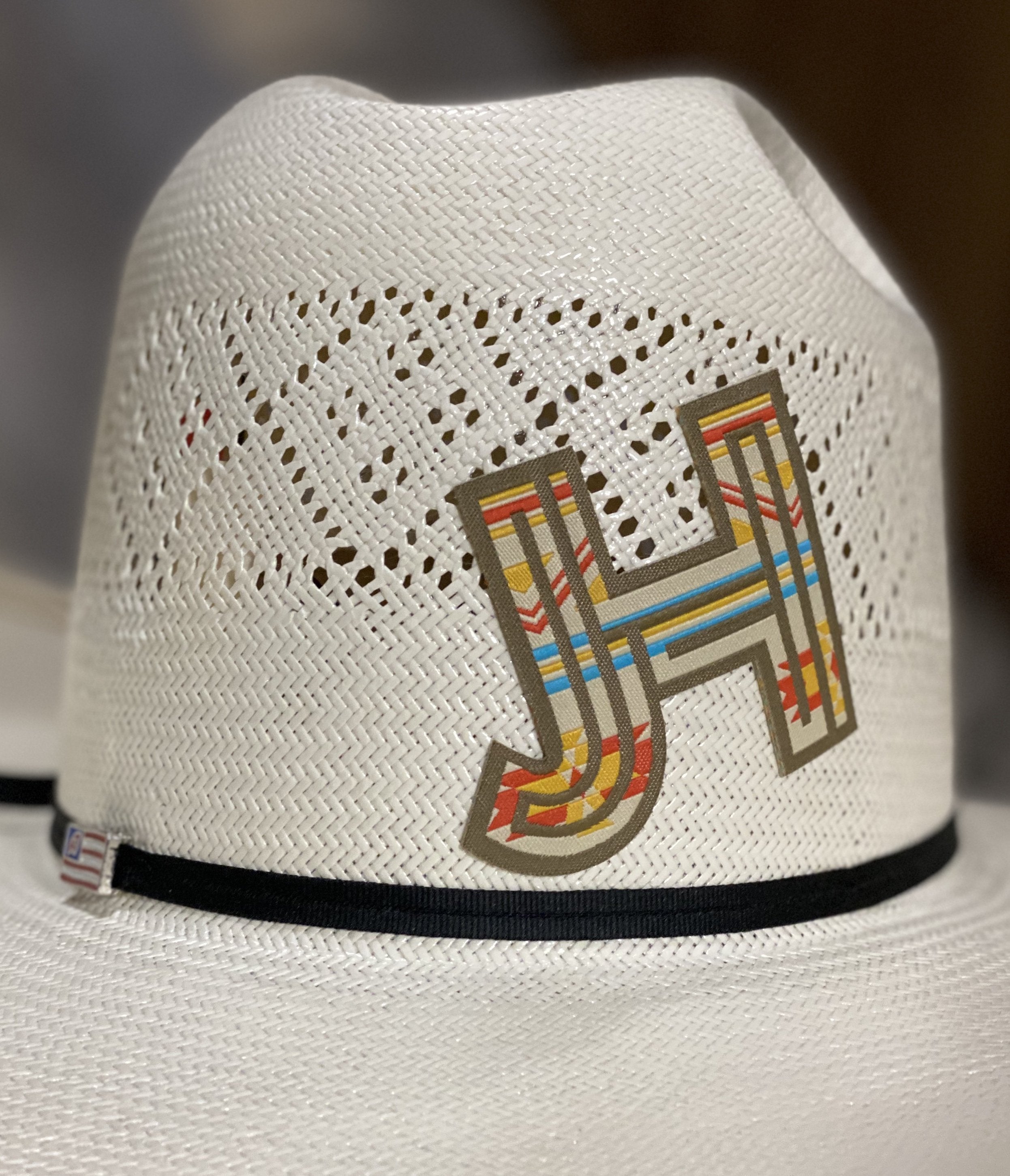 Jobes Hats - patch/sticker Jumbo Aztec Green/yellow/red - Jobes Hats
